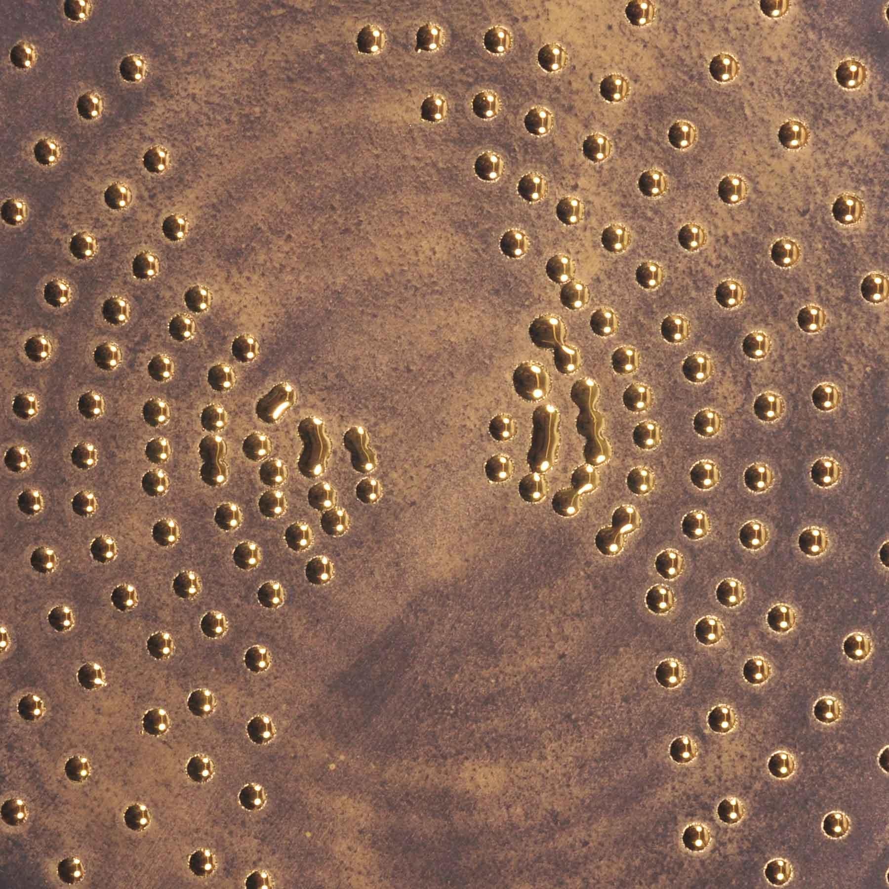 Rastersonne - Contemporain, 21ème siècle, vernis or, édition limitée - Sculpture de Otto Piene