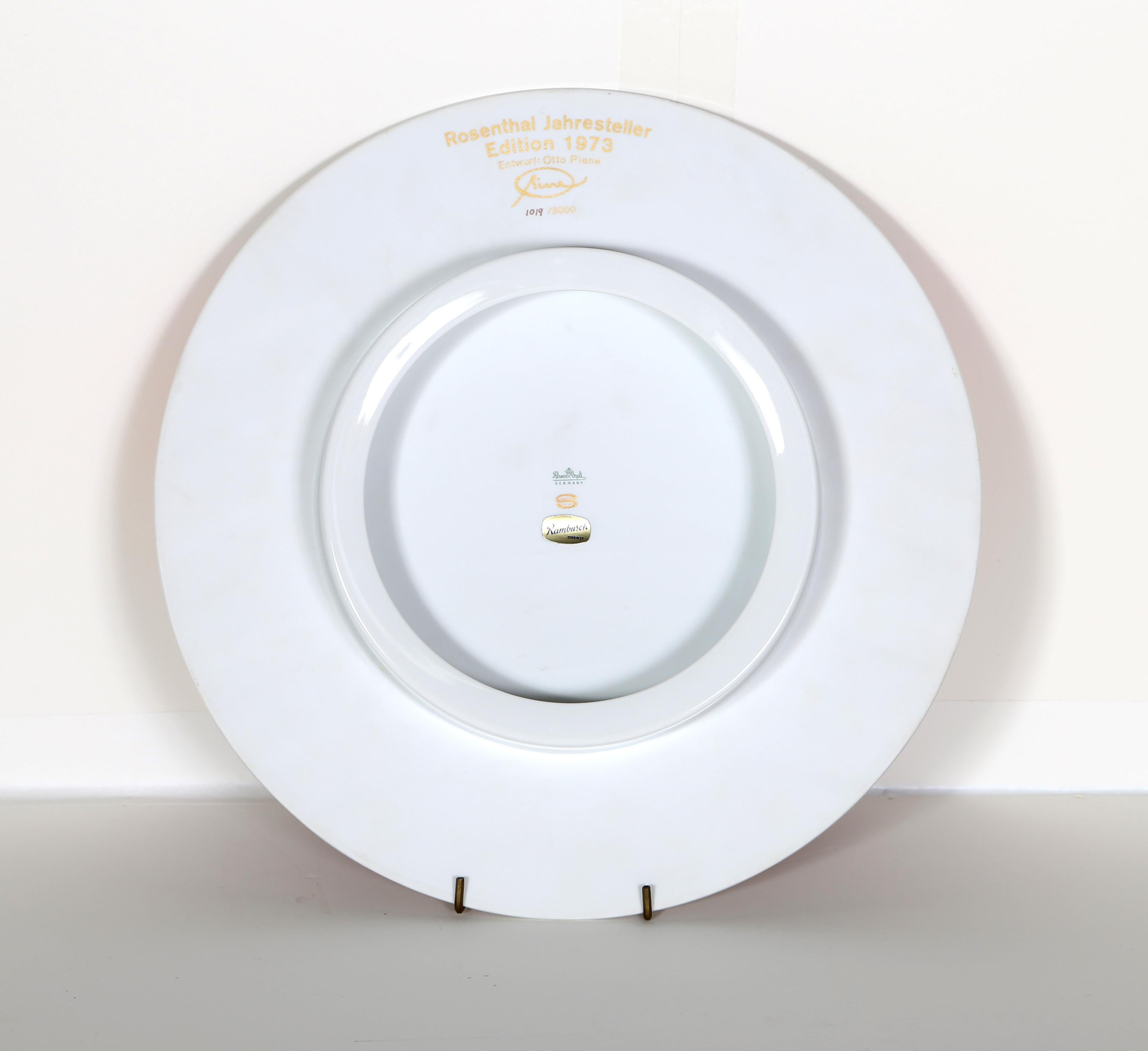 Rosenthal Plate, Limited Edition Ceramic For Sale 1