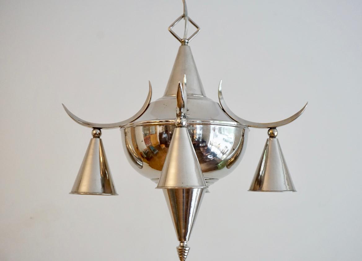 Vienna Secession Otto Prutscher 'in style of' Chandelier from Vienna, 1920s Wiener Werkstatte