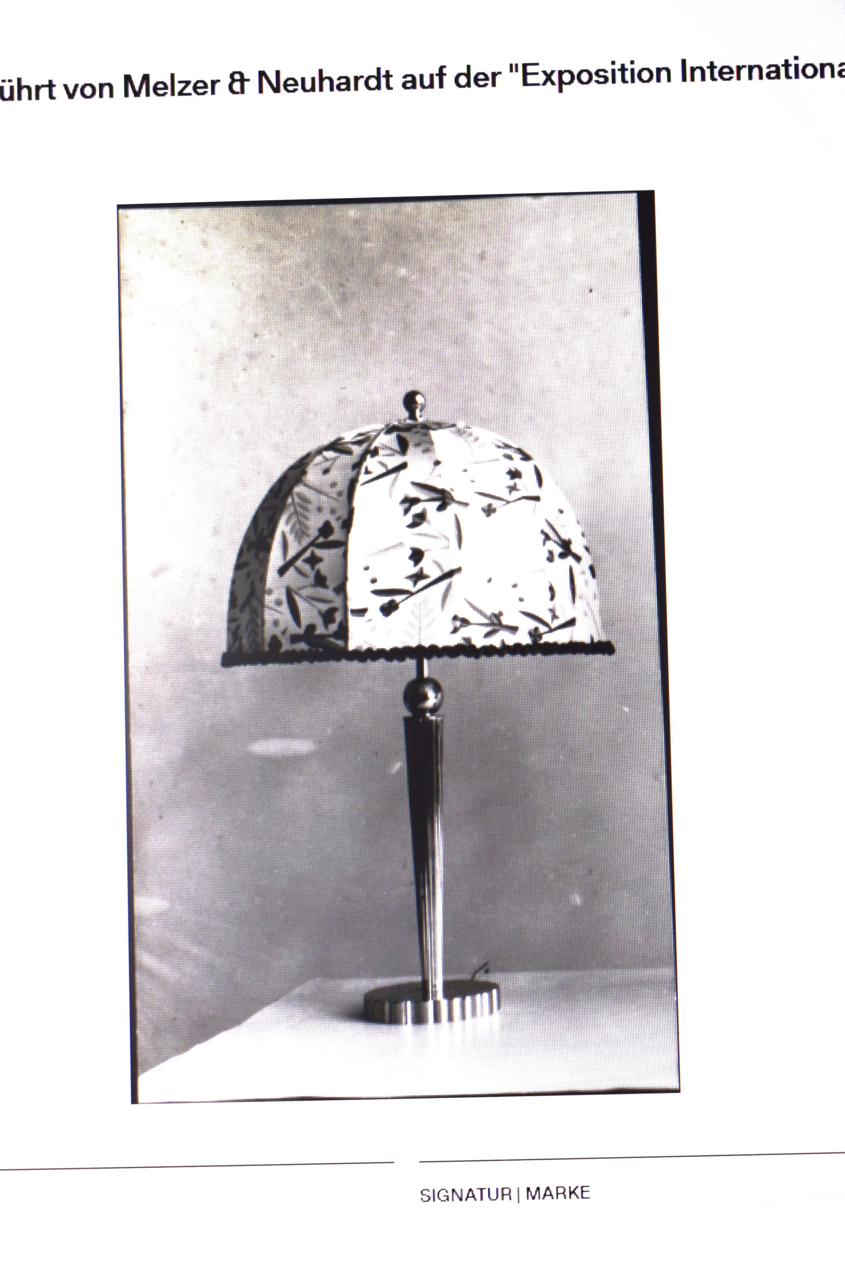 Otto Prutscher: Lámpara de mesa única para la Exposition internationale des arts déc en venta 1