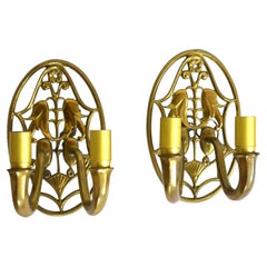 Otto Prutscher; Wiener Werkstätte: 2 Wandlampen