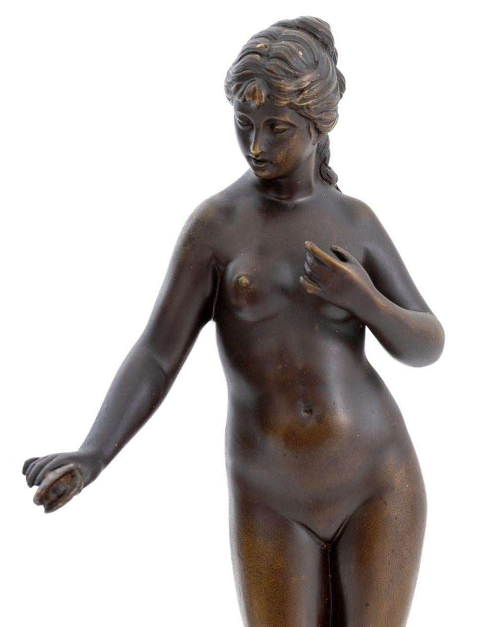 Tedesco Scultura in bronzo di Venere in piedi di Otto Rasmussen in vendita
