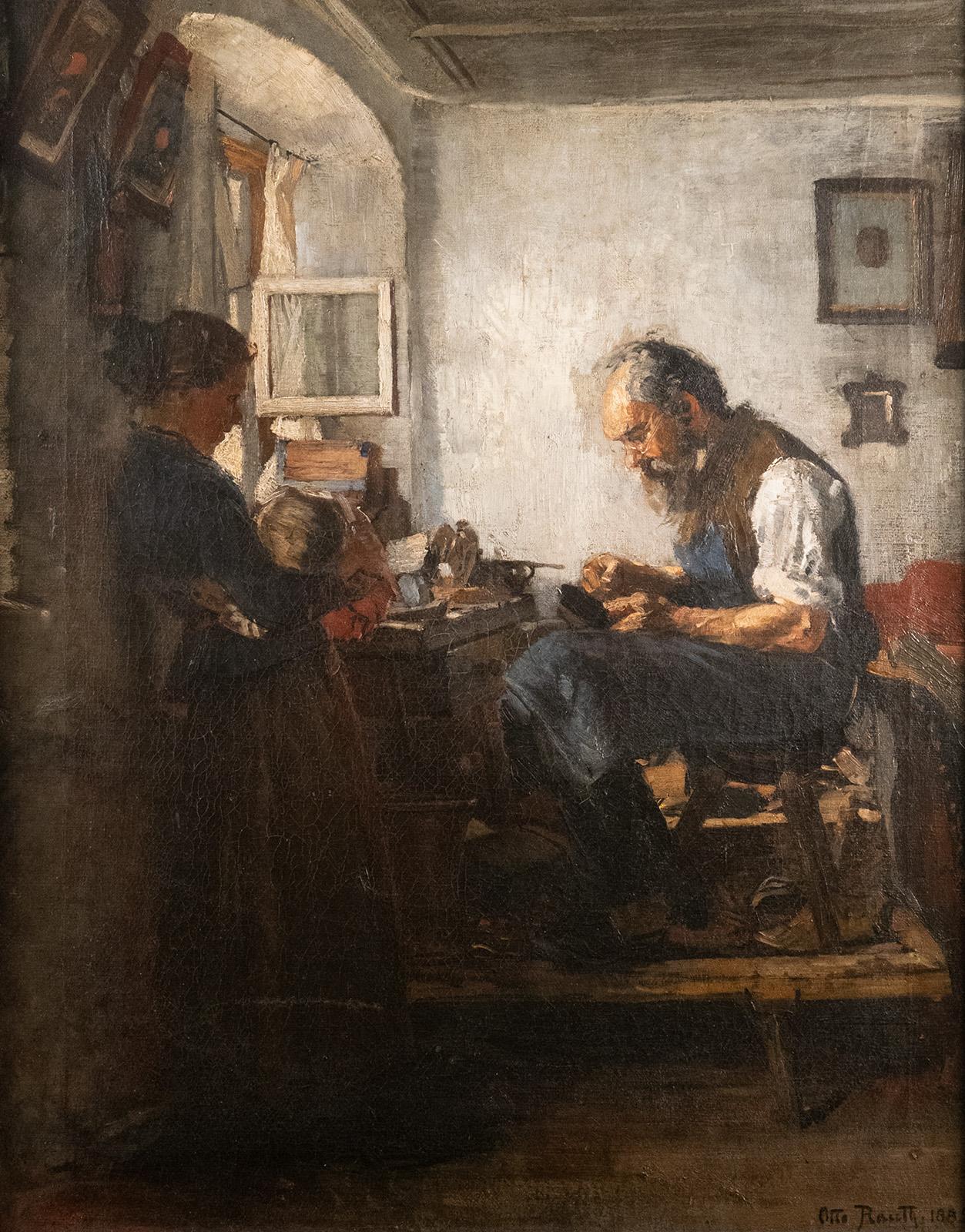 In the Tailor's Shop, 1885 par Otto Rauth 1