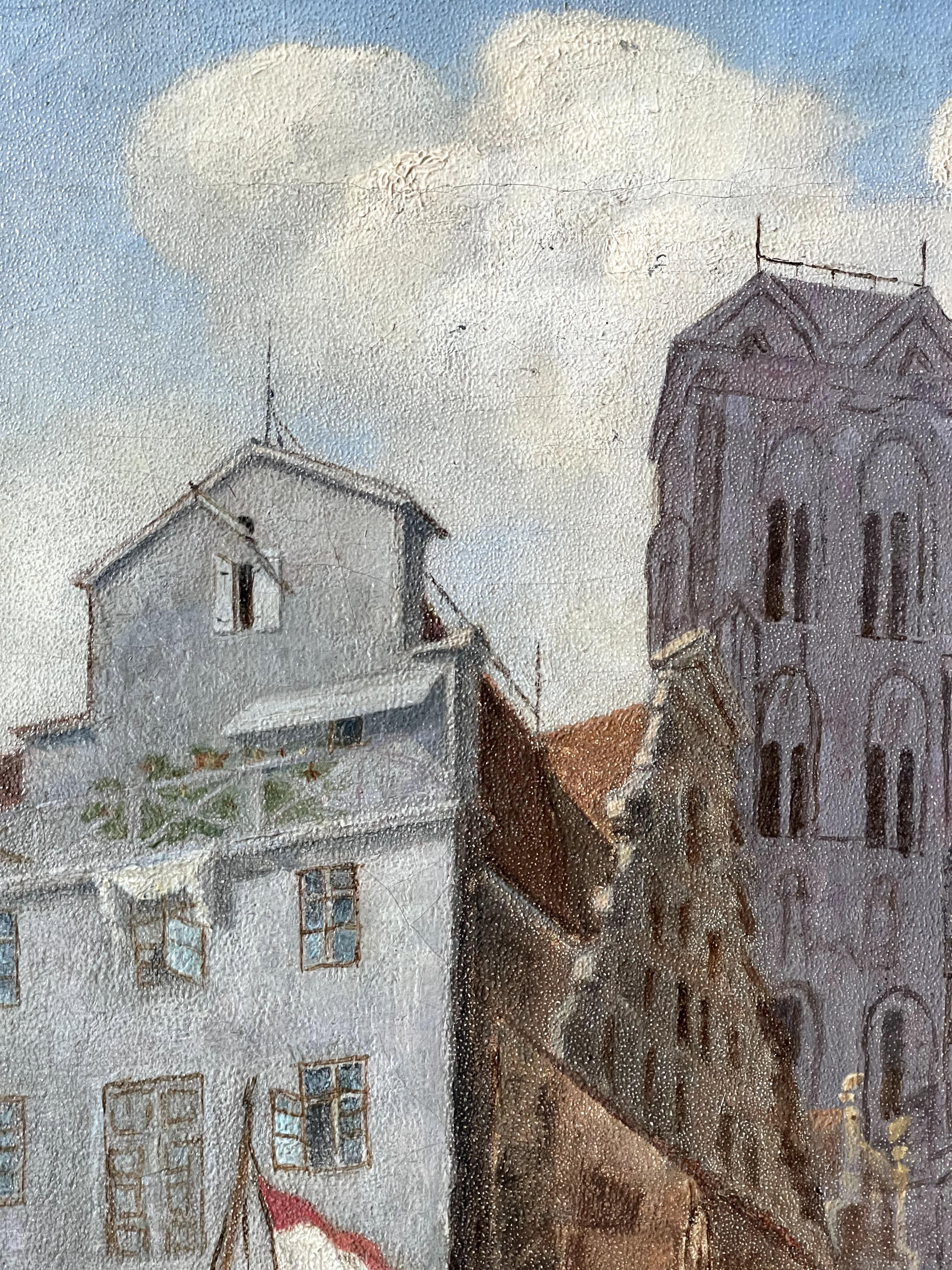 „Dutch City Dock Scene“ im Angebot 2