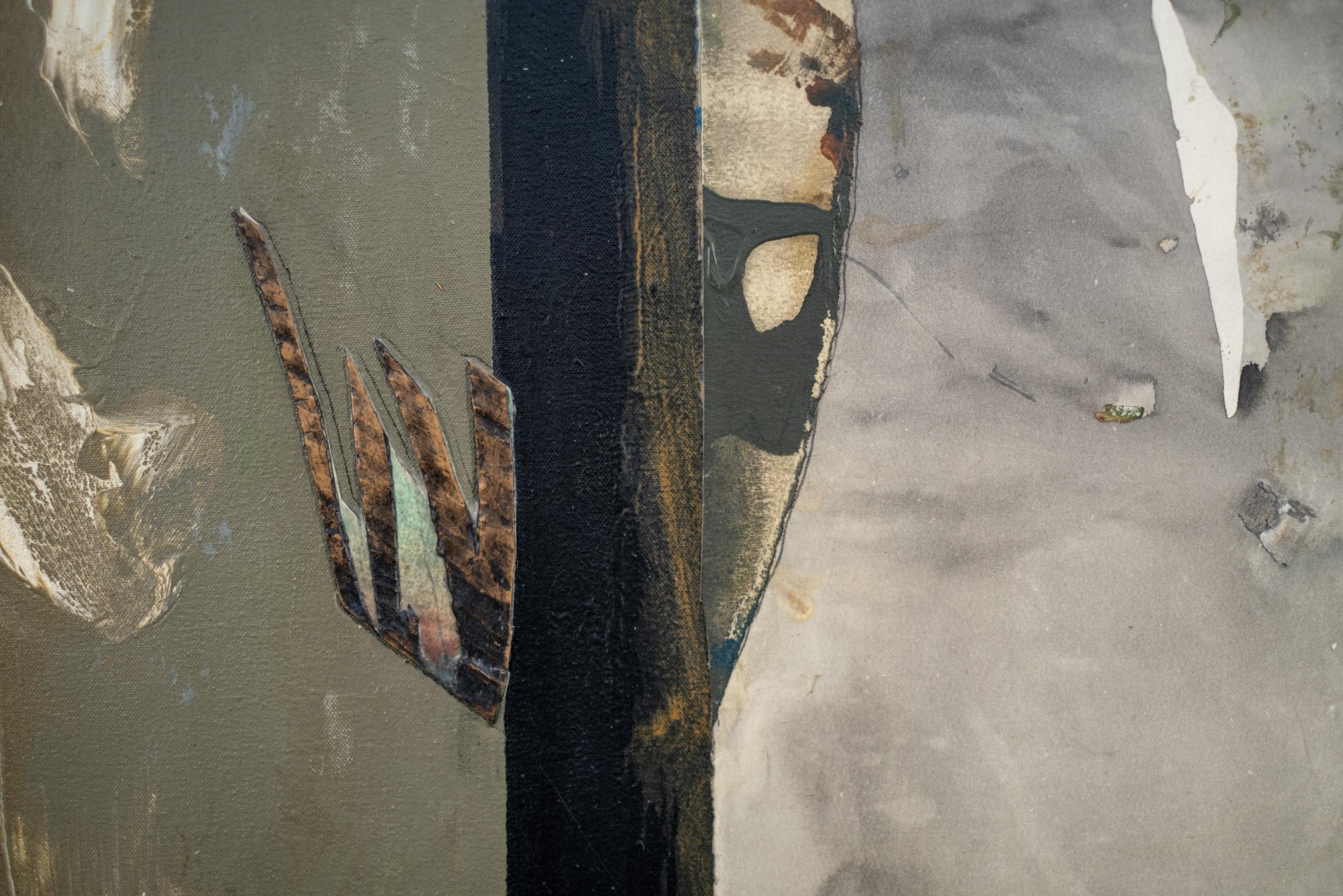 Composition of Light - zeitgenössisch, kubistisch, abstrakt, Acryl auf Leinwand im Angebot 2