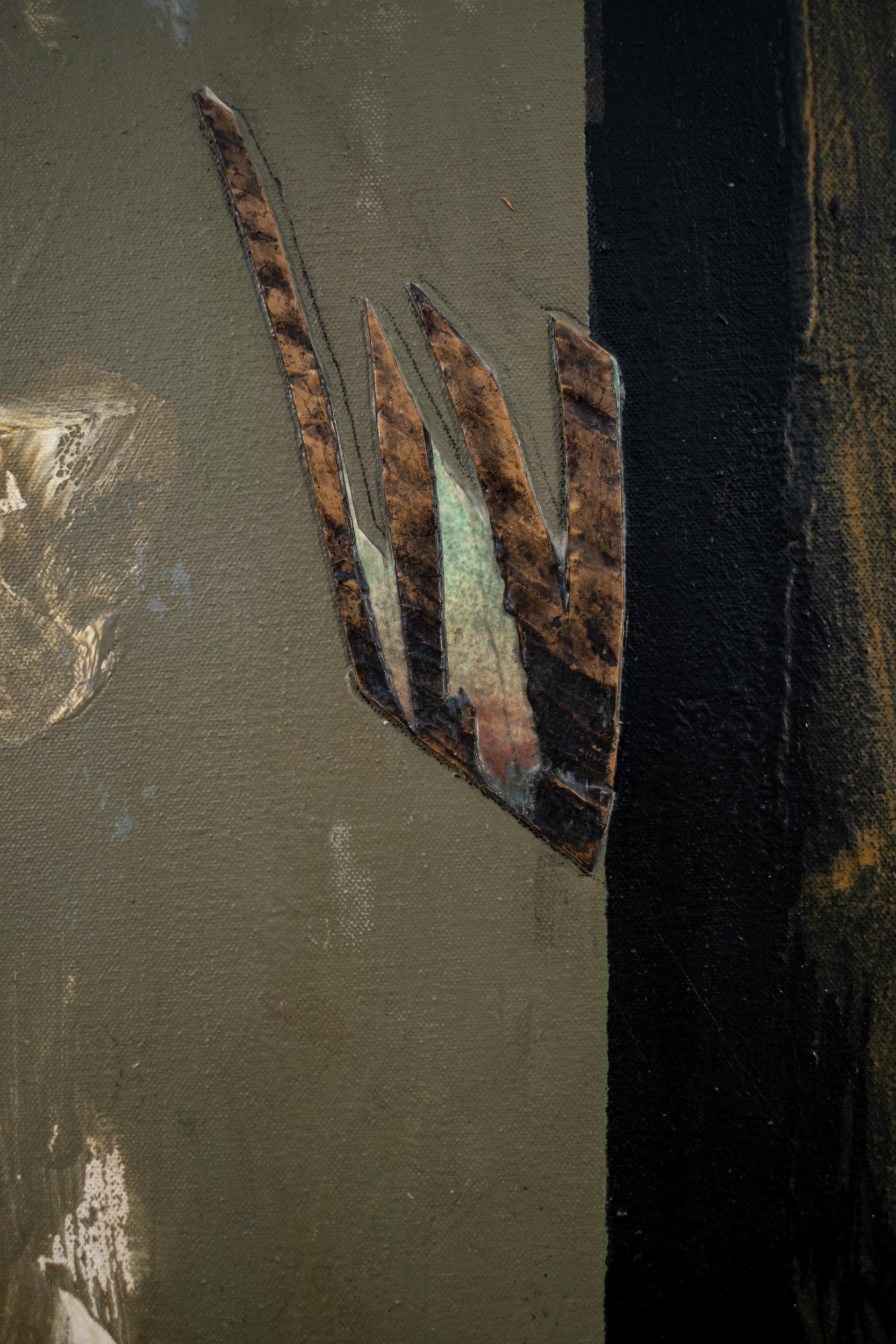 Composition of Light - zeitgenössisch, kubistisch, abstrakt, Acryl auf Leinwand im Angebot 4