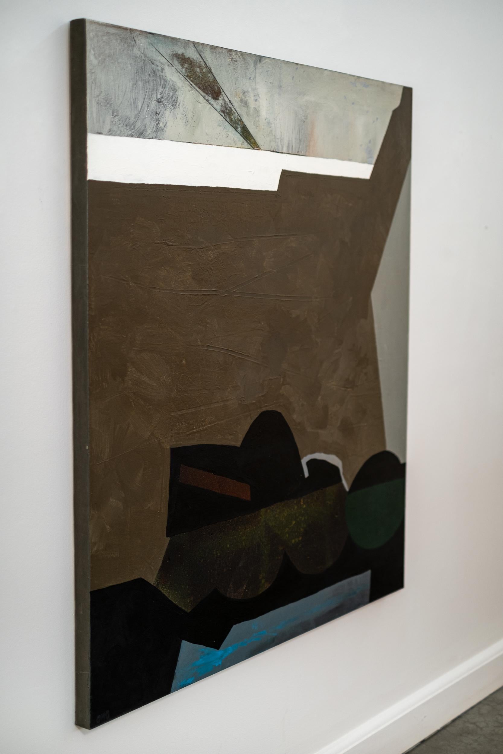 Light Drama - contemporáneo, cubista, abstracto, acrílico sobre lienzo - Painting de Otto Rogers