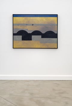 Ohne Titel (2007) – Zeitgenössische abstrakte Malerei, Acryl auf Leinwand, gerahmt