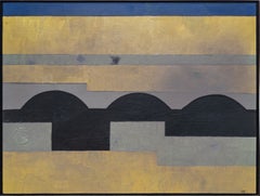 Ohne Titel (2007) – Zeitgenössische abstrakte Malerei, Acryl auf Leinwand, gerahmt