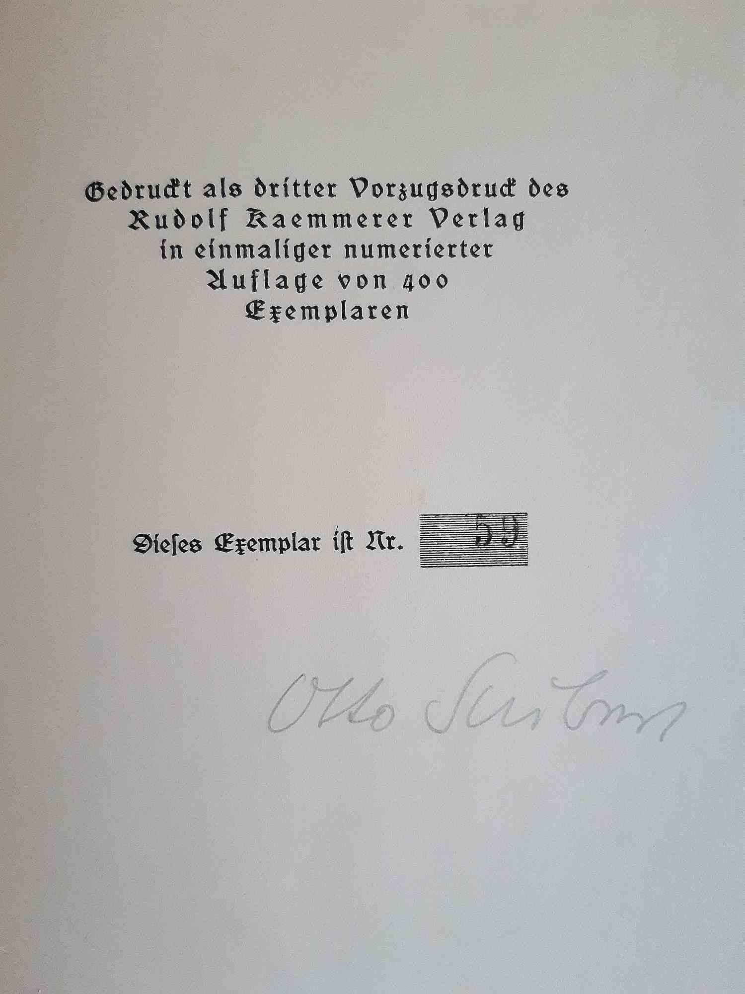 Die Lilienweisse Stute – Lithografien von Otto Schubert – 1920 im Angebot 5