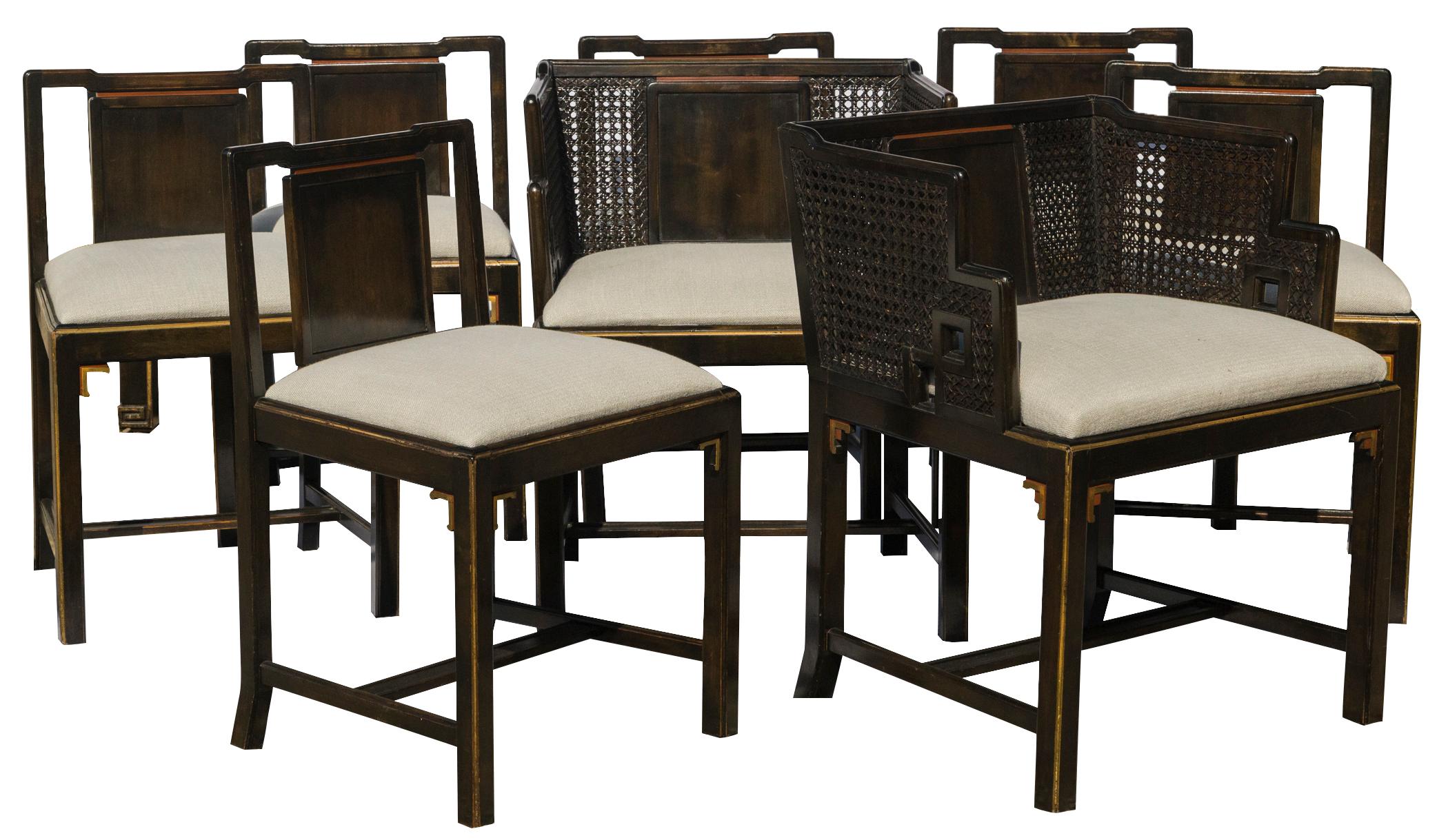 Otto Schultz für Boet Esstisch, Tisch und 10 Stühle im Zustand „Gut“ im Angebot in Westport, CT