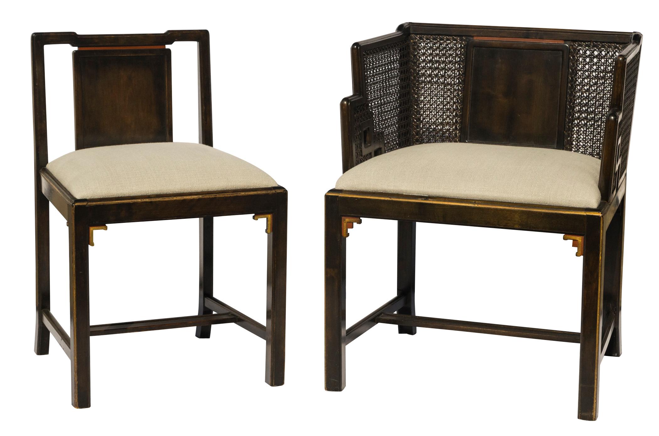 Tissu d'ameublement Ensemble de salle à manger, table et 10 chaises Otto Schultz pour Boet en vente
