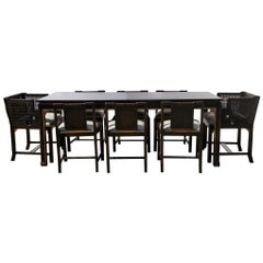 Otto Schultz for Boet Dining Set, Table and 10 Chairs