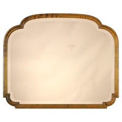 Otto Schulz Birch Mirror, Swedish Modern, 1930s.