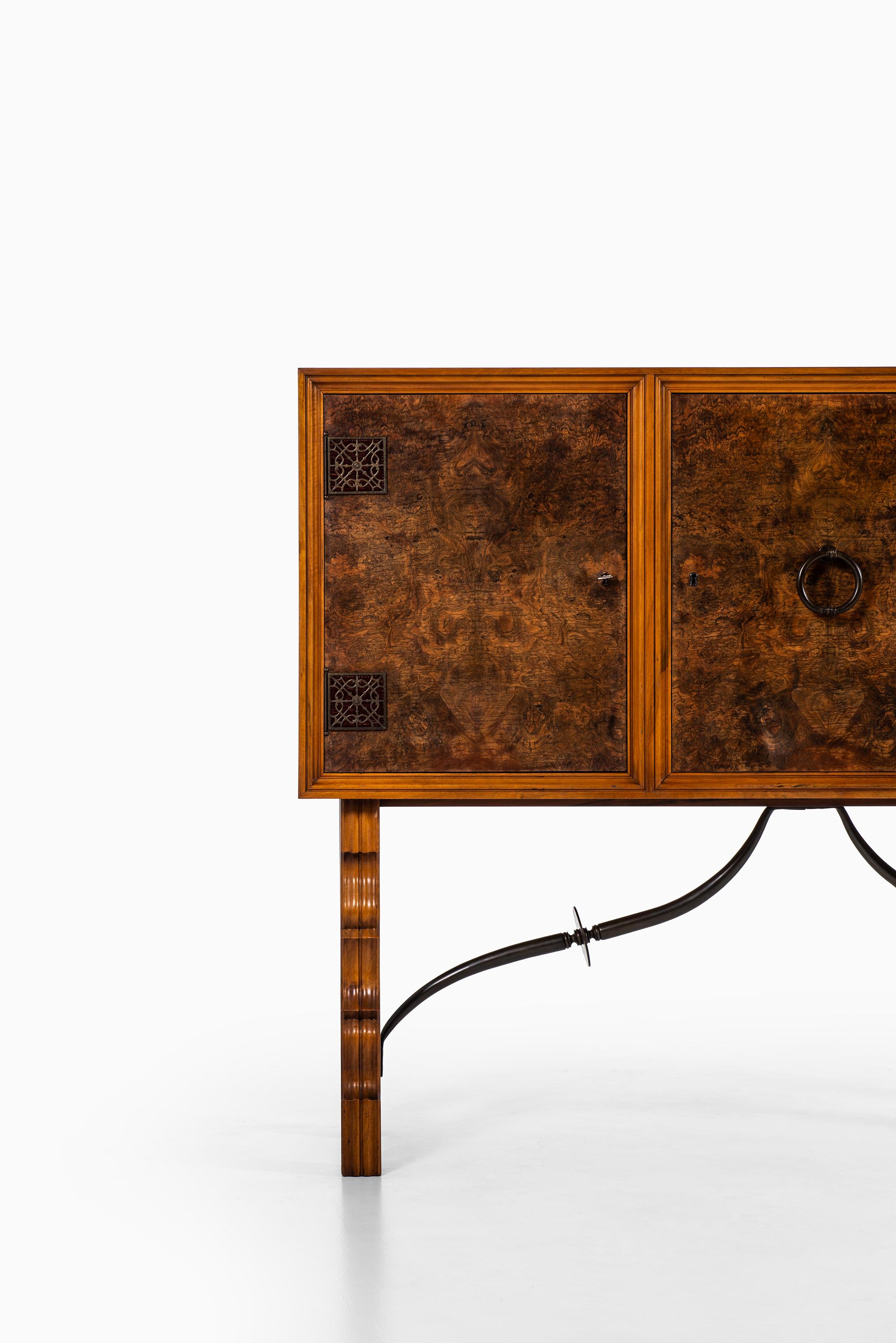 Very rare cabinet designed by Otto Schulz. Produced by Boet in Sweden.