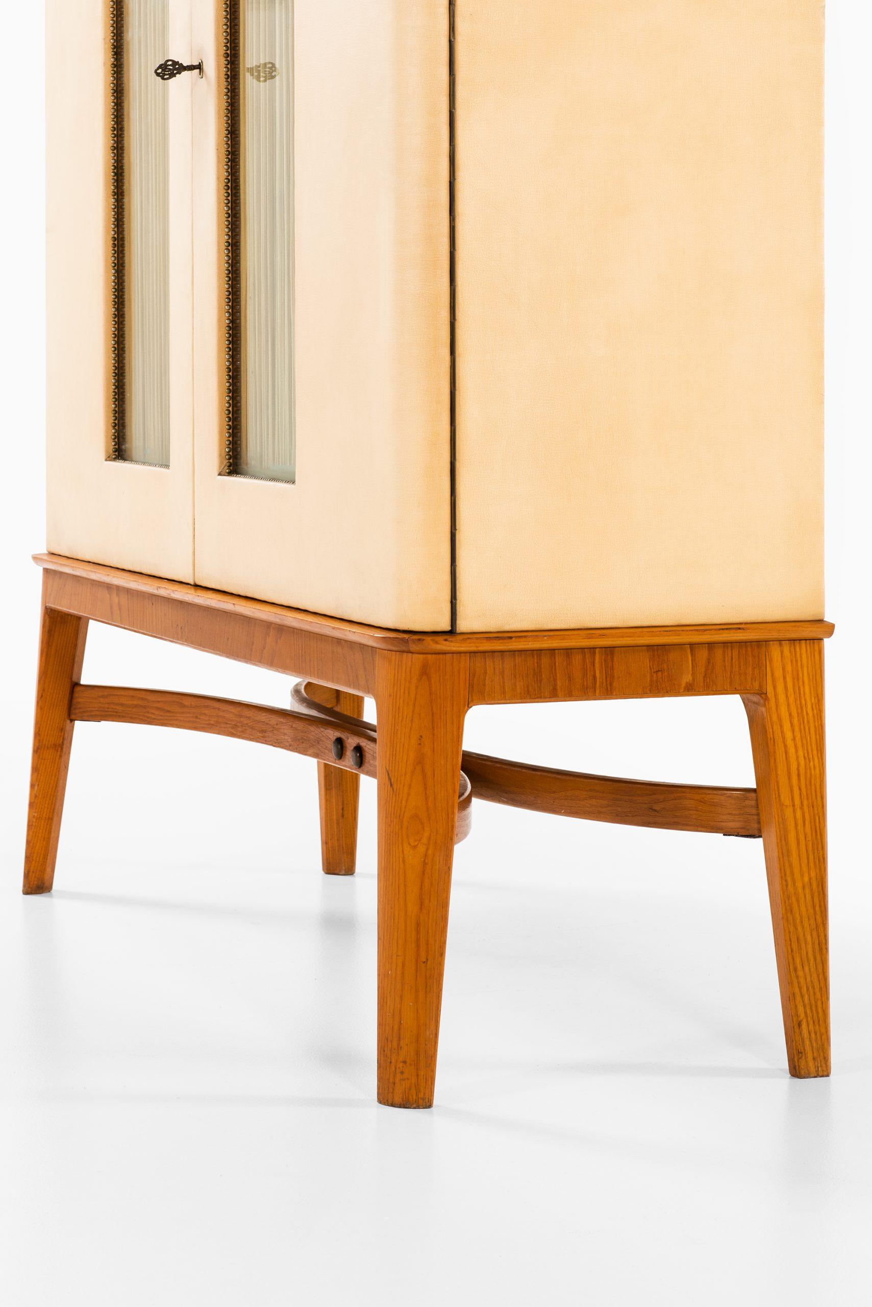 Brass Otto Schulz Cabinet Produced by Boet in Sweden For Sale