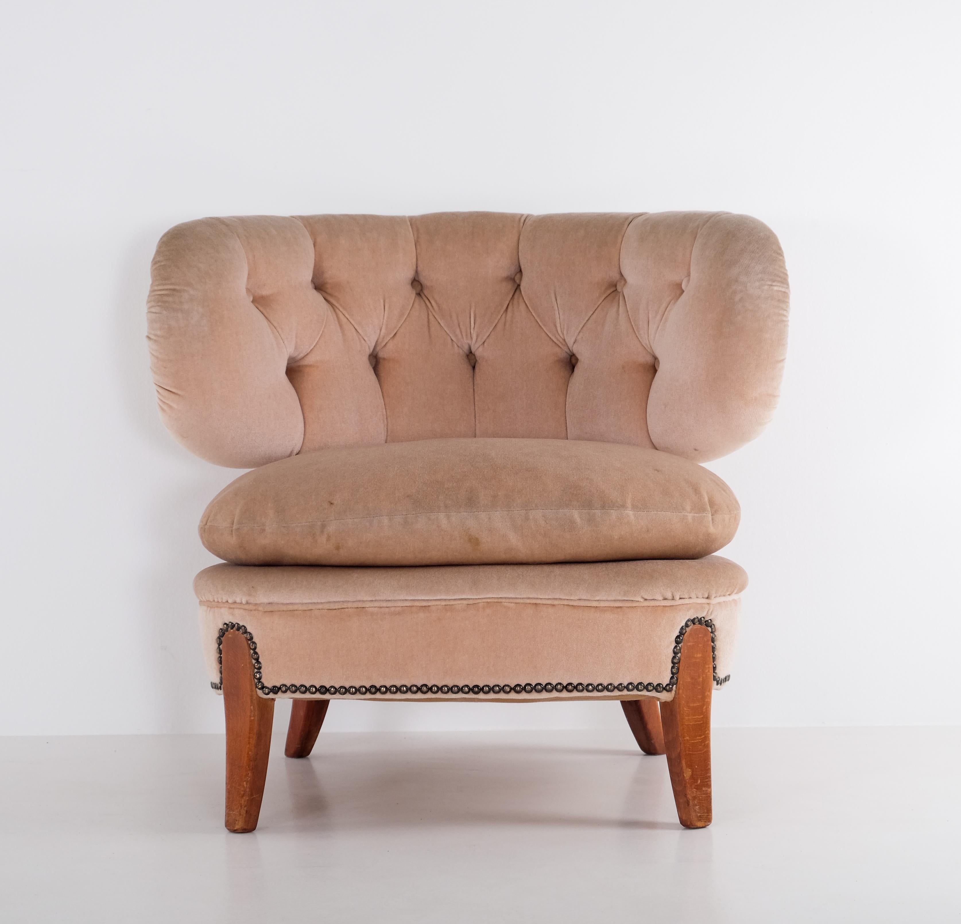 Otto Schulz chair, Sweden, 1940s For Sale 3