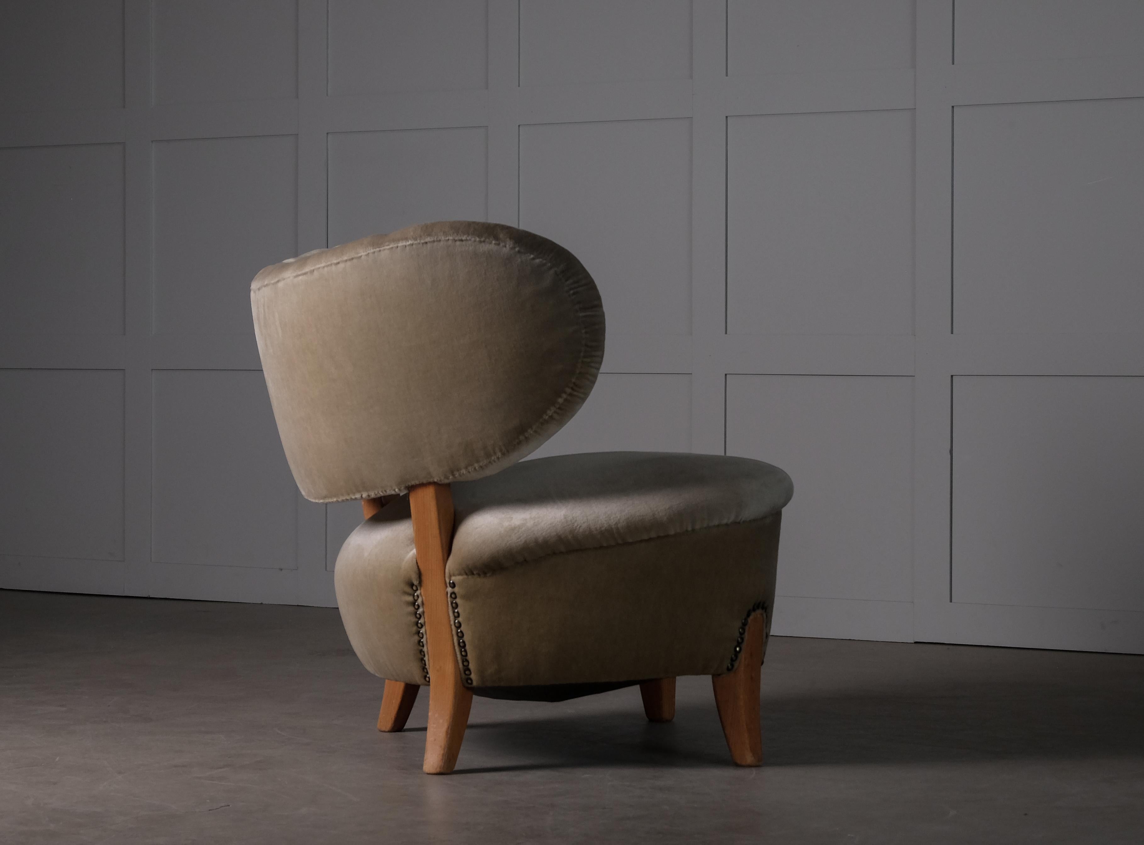 Scandinavian Modern Otto Schulz Chair, Sweden, 1940s