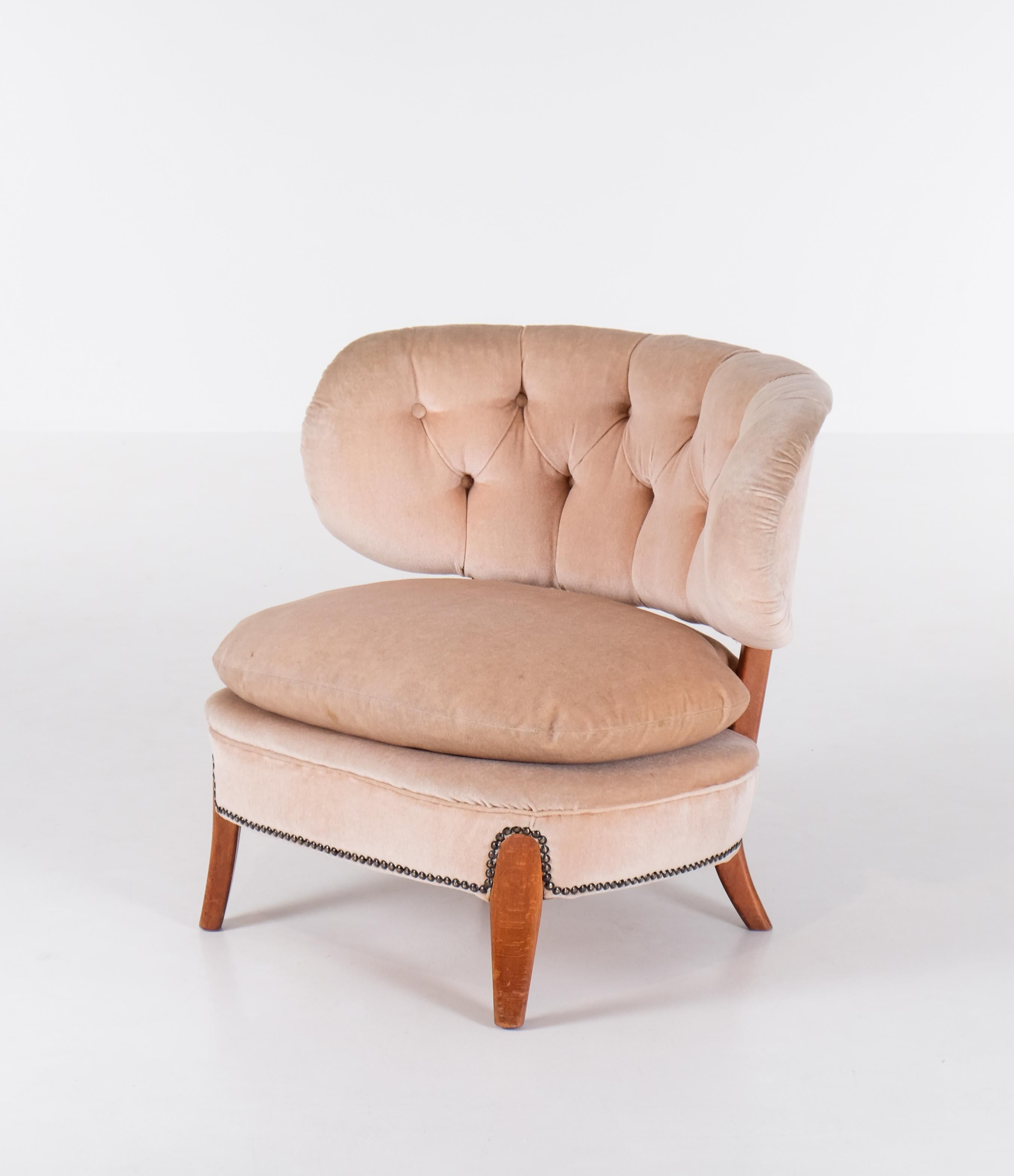 Swedish Otto Schulz chair, Sweden, 1940s For Sale
