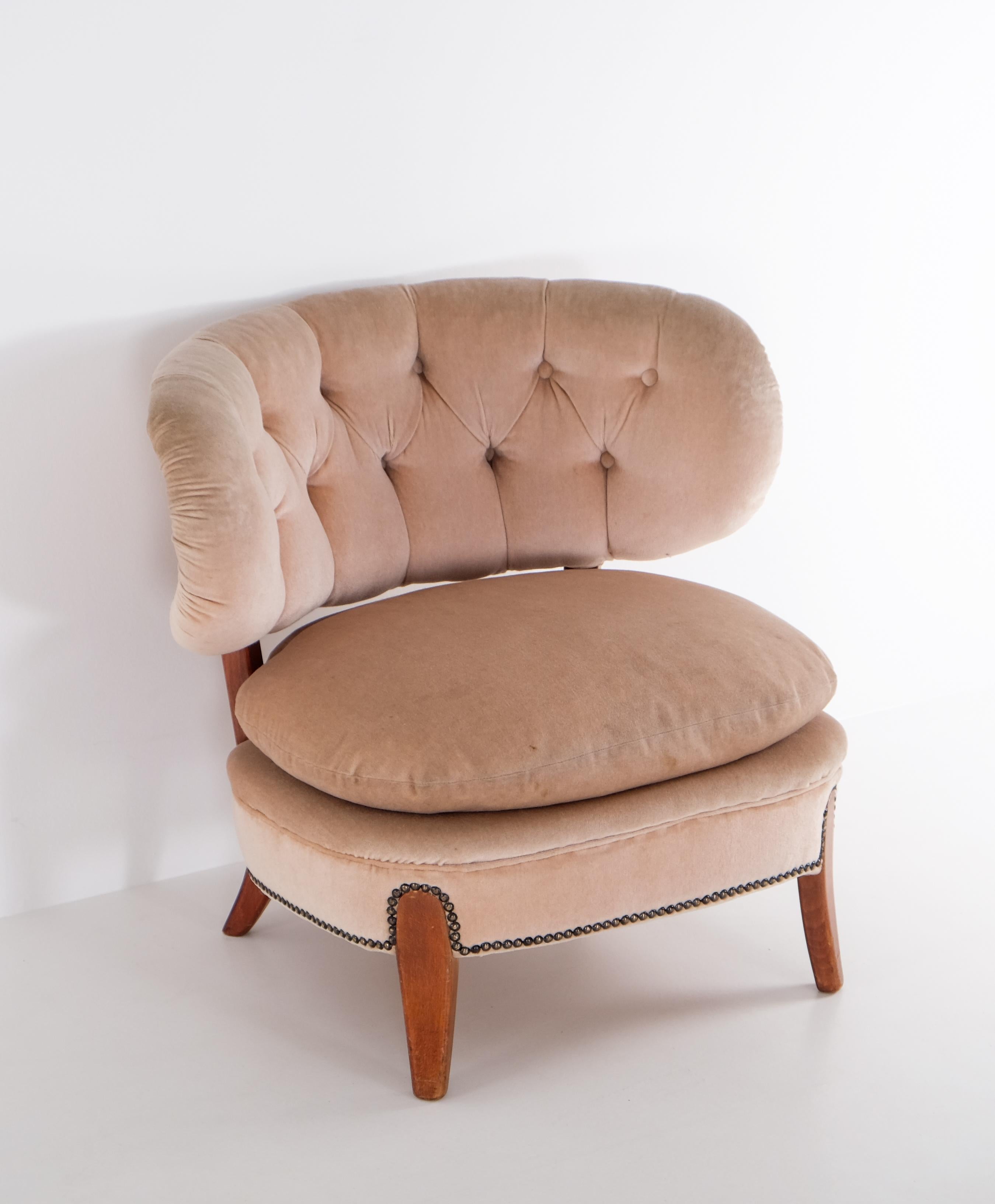 Mid-20th Century Otto Schulz chair, Sweden, 1940s For Sale