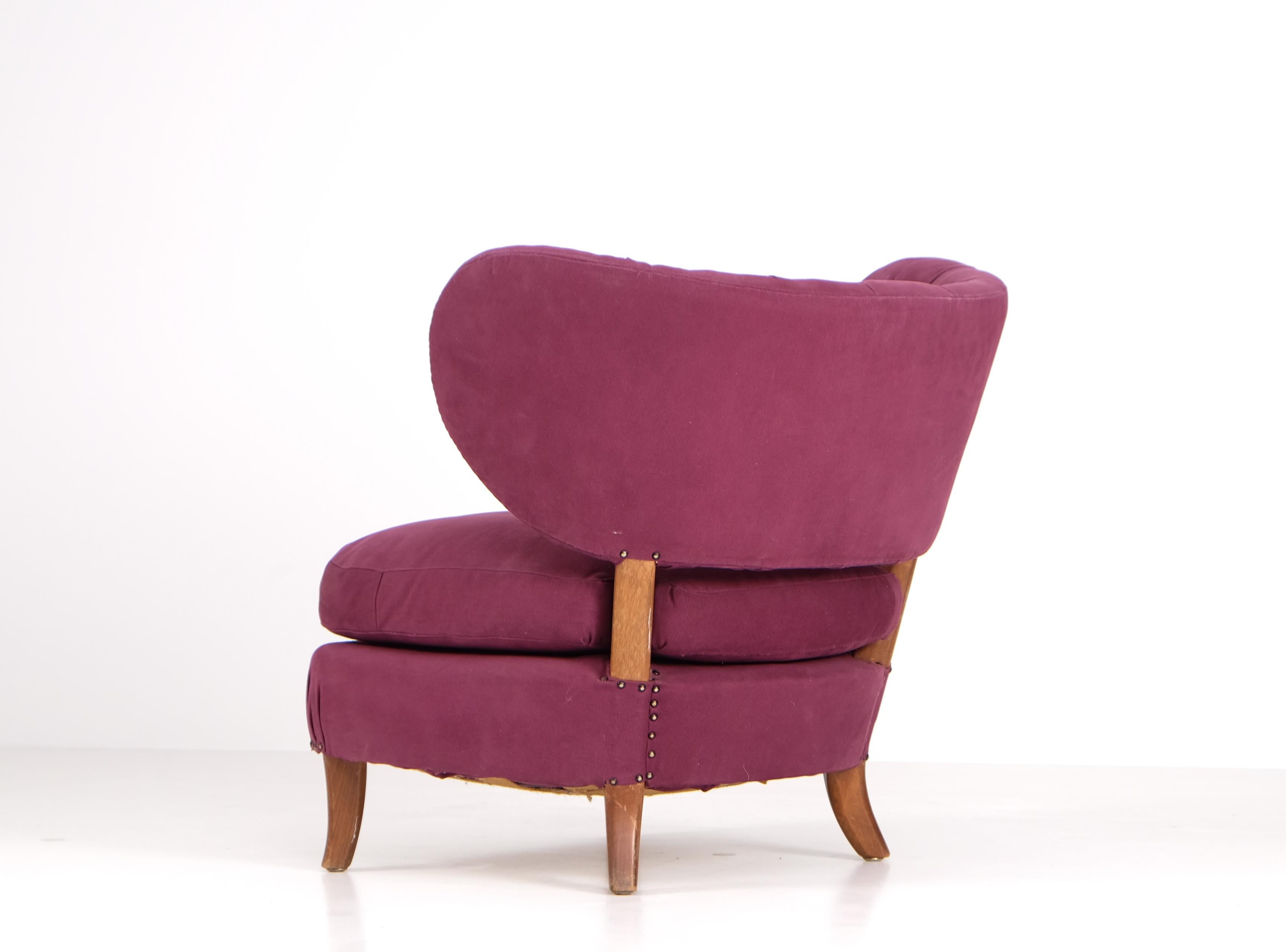 Otto Schulz Chair, Sweden, 1940s For Sale 1