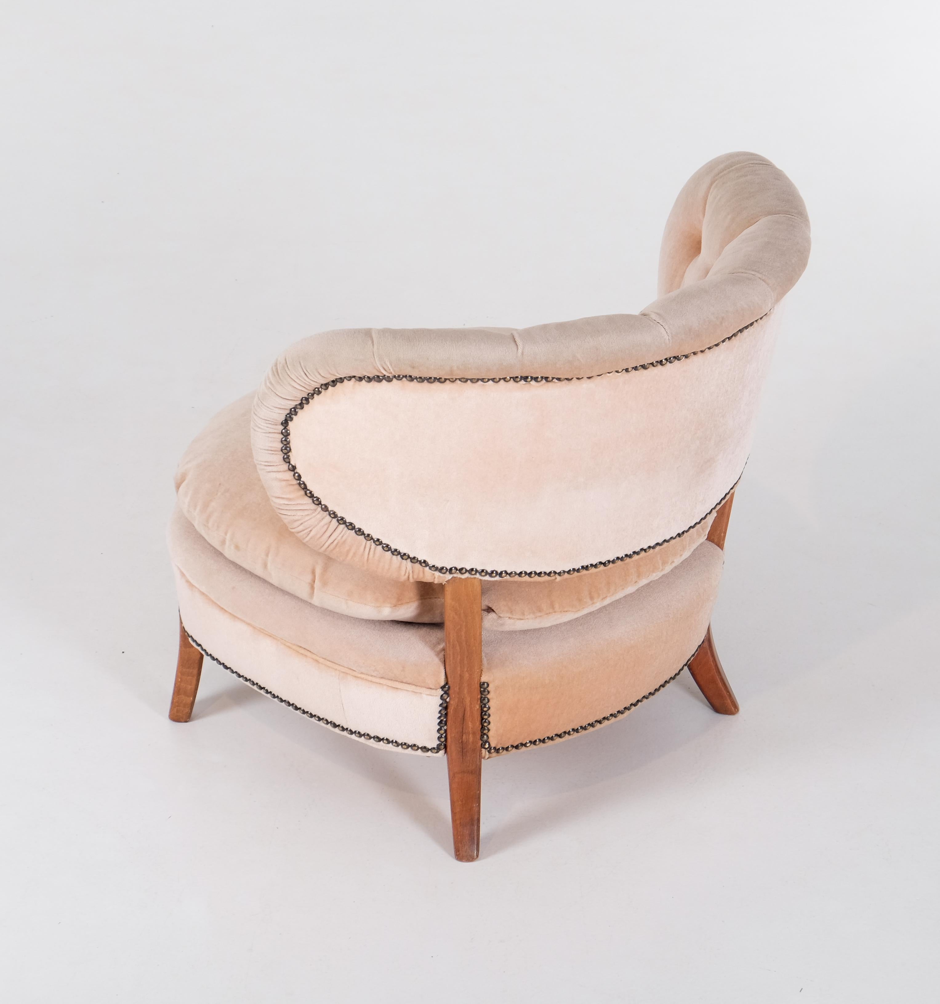 Otto Schulz chair, Sweden, 1940s For Sale 1