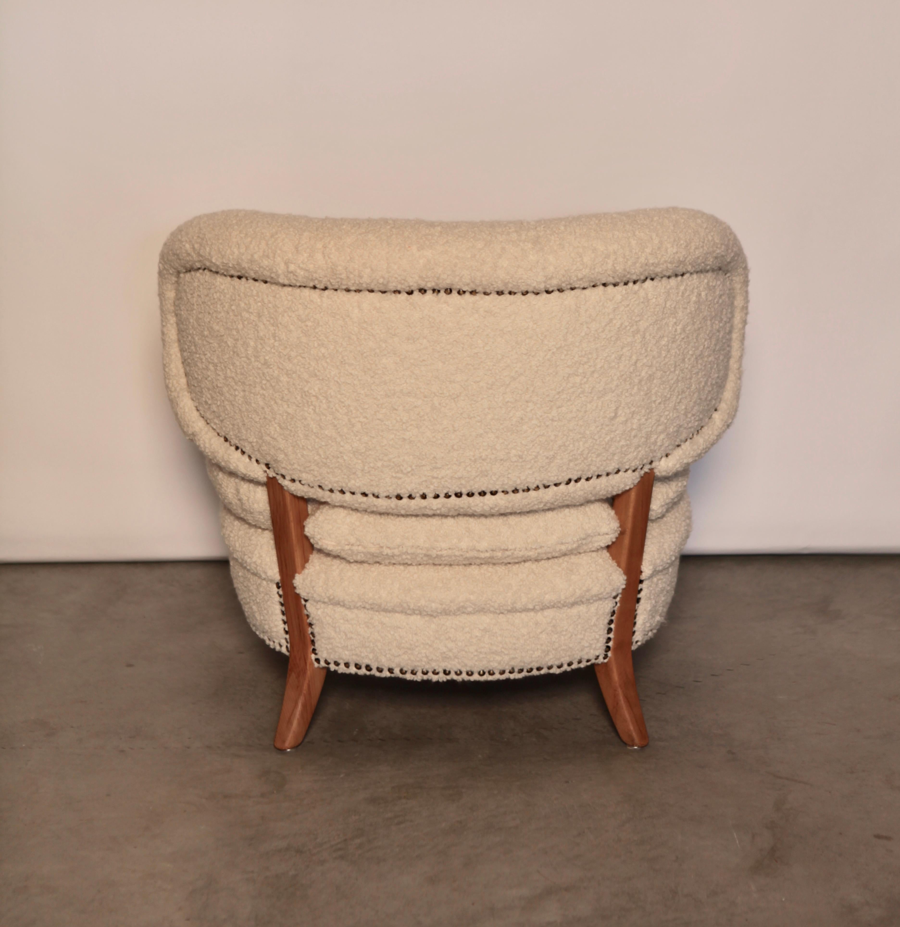 Scandinavian Modern Otto Schulz Easy Chair, Sweden, Produced by Boet, 1940s For Sale