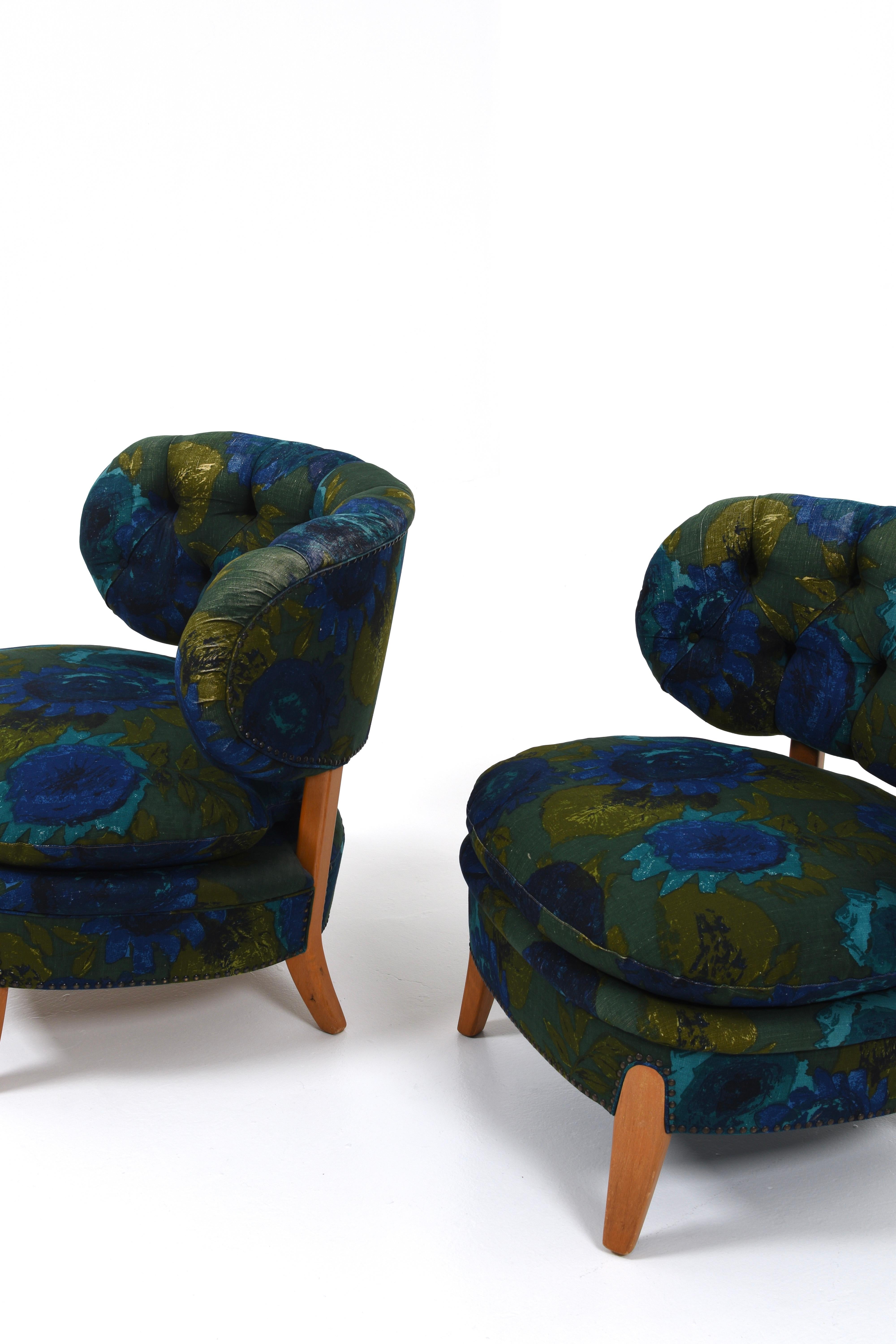 Otto Schulz Easy Chairs, Modell Schulz, hergestellt von Boet in Schweden im Zustand „Gut“ im Angebot in Göteborg, SE