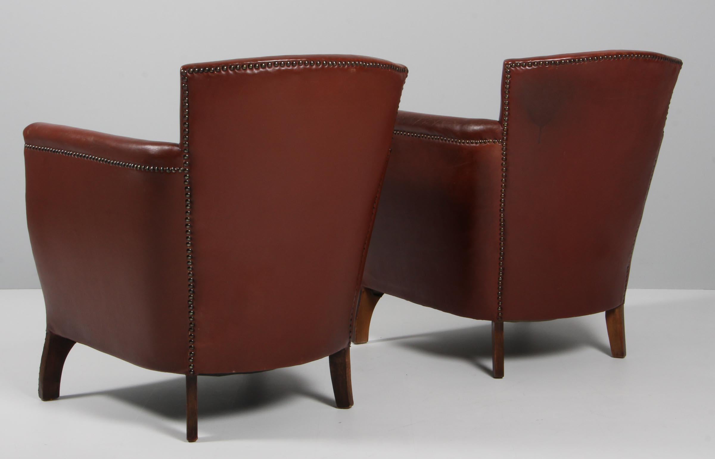 Bouclé Otto Schulz, Pair of Lounge Chairs