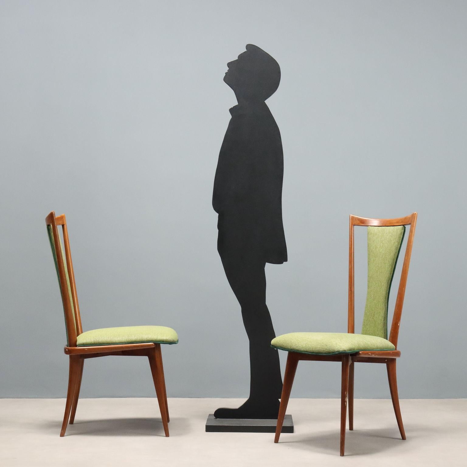 Mid-Century Modern Eight Chairs 1960s For Sale