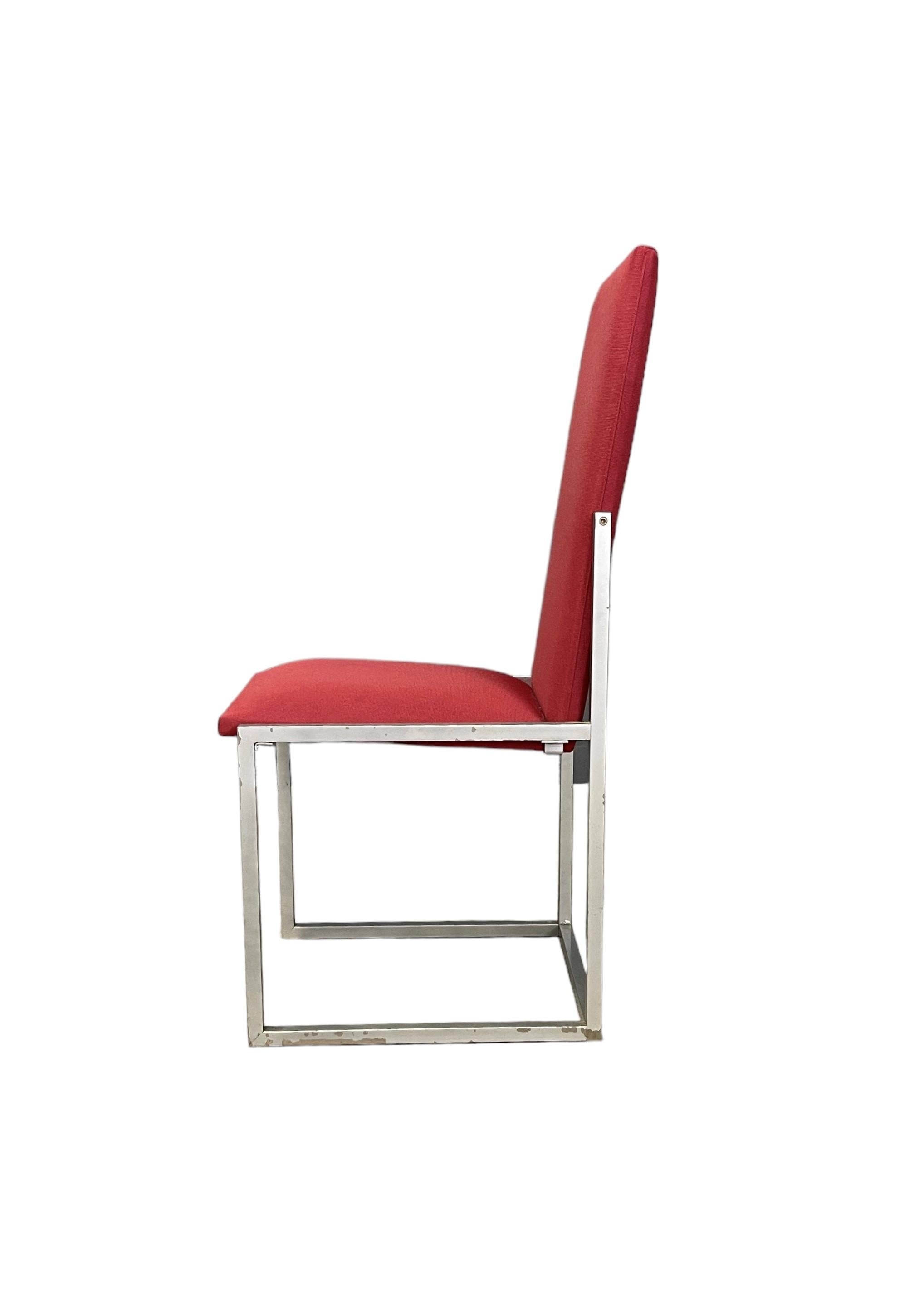 Mid-Century Modern Eight Italian Chairs, Turri Production, 1970s For Sale