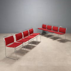 Otto Sedie 'Tulu' di Kazuhide Takahama Produzione Simon Gavina Anni '70