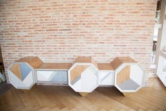 Otto Sideboard, Three Doors and Two Drawers, by Lola Glamour