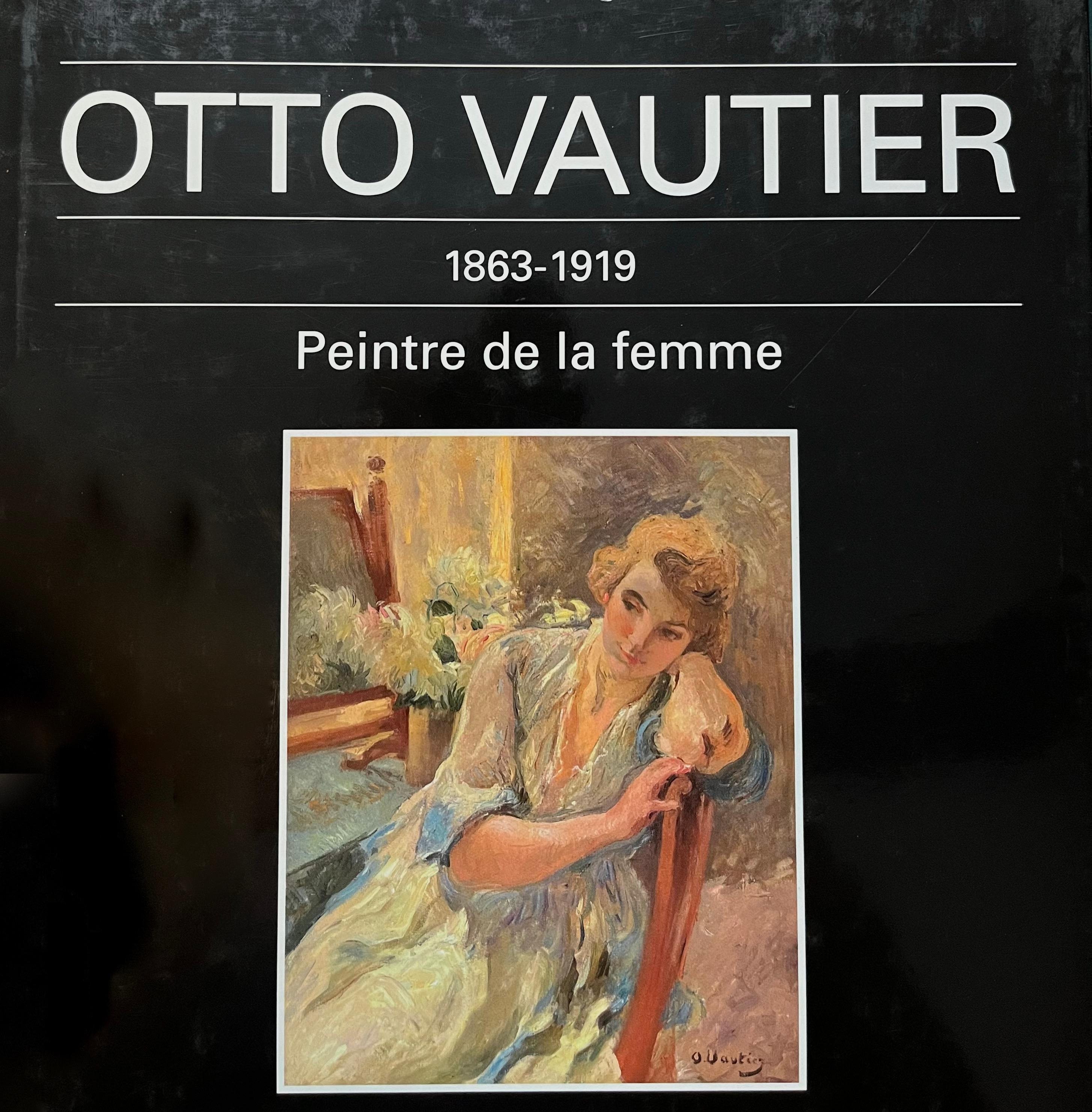 The Reflection of The Model by Otto Vautier - Oil on Canvas 81x65 cm For Sale 10