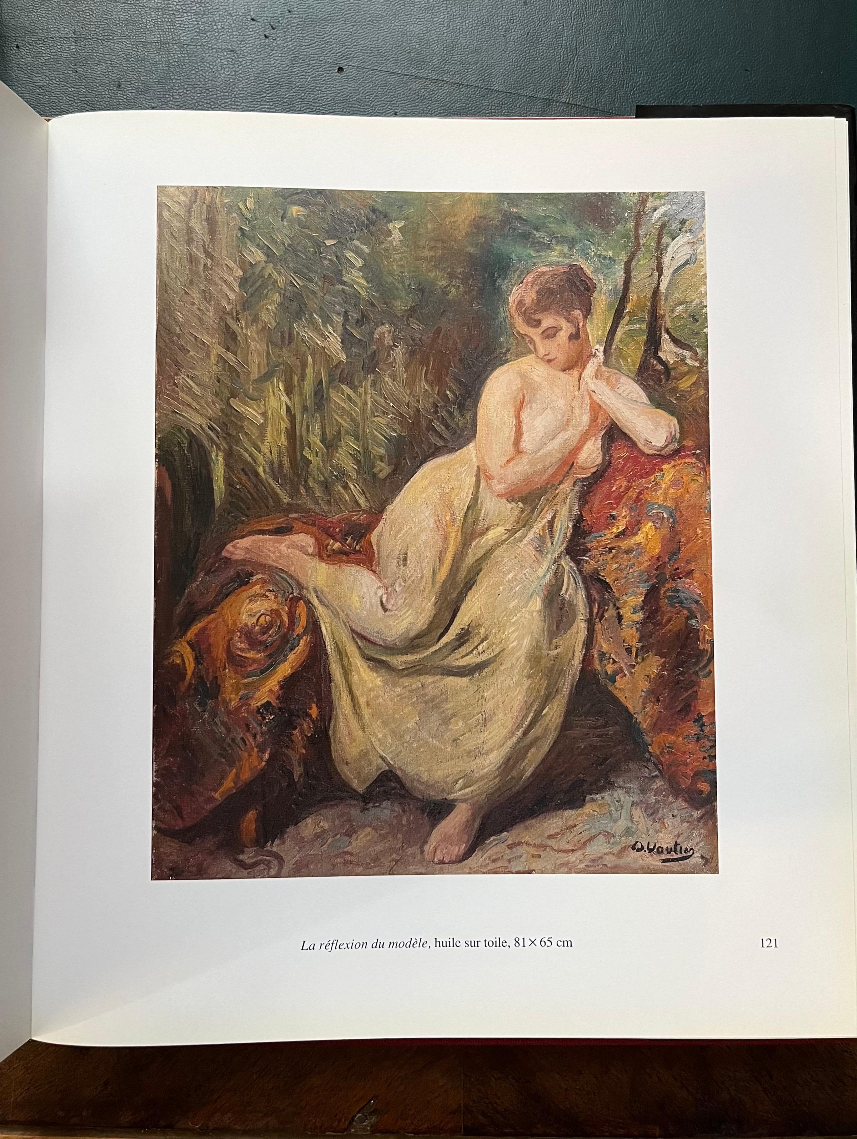 The Reflection of The Model by Otto Vautier - Oil on Canvas 81x65 cm For Sale 11