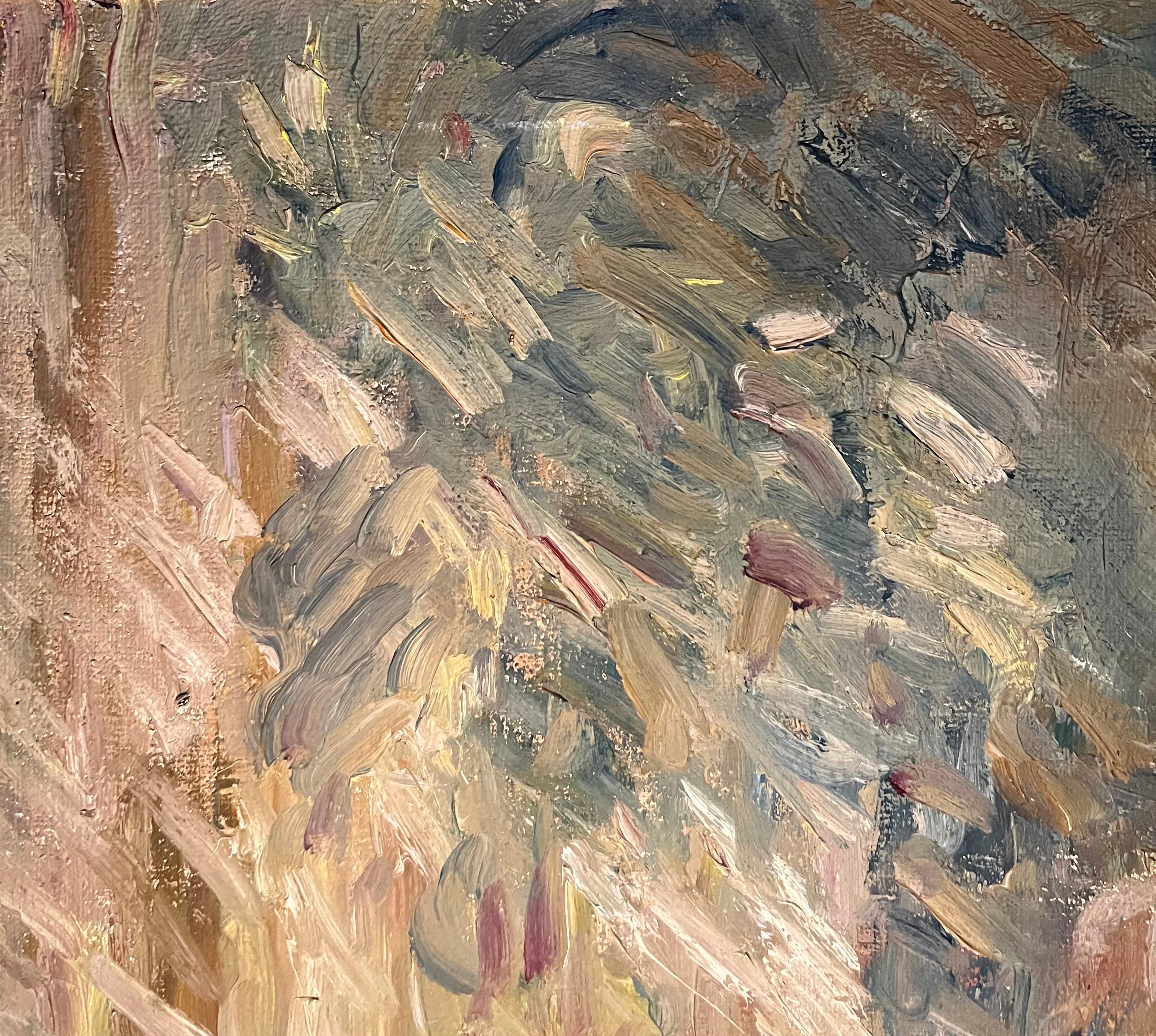 The Reflection of The Model by Otto Vautier - Oil on Canvas 81x65 cm For Sale 7