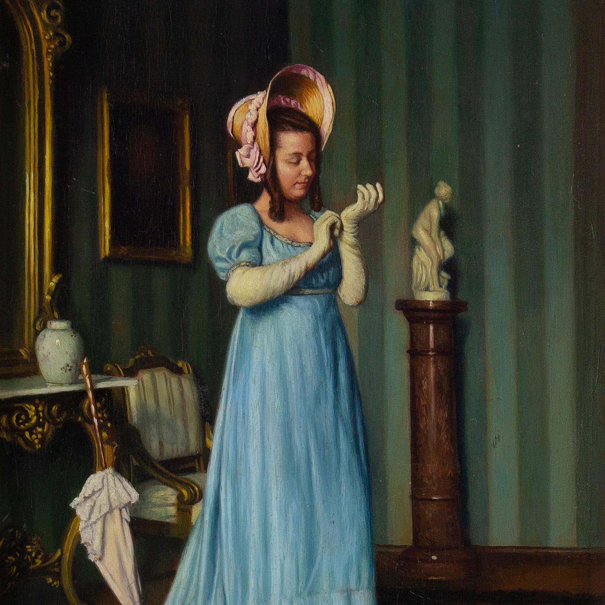 Otto Voigt, The Finishing Touches, peinture à l'huile 2