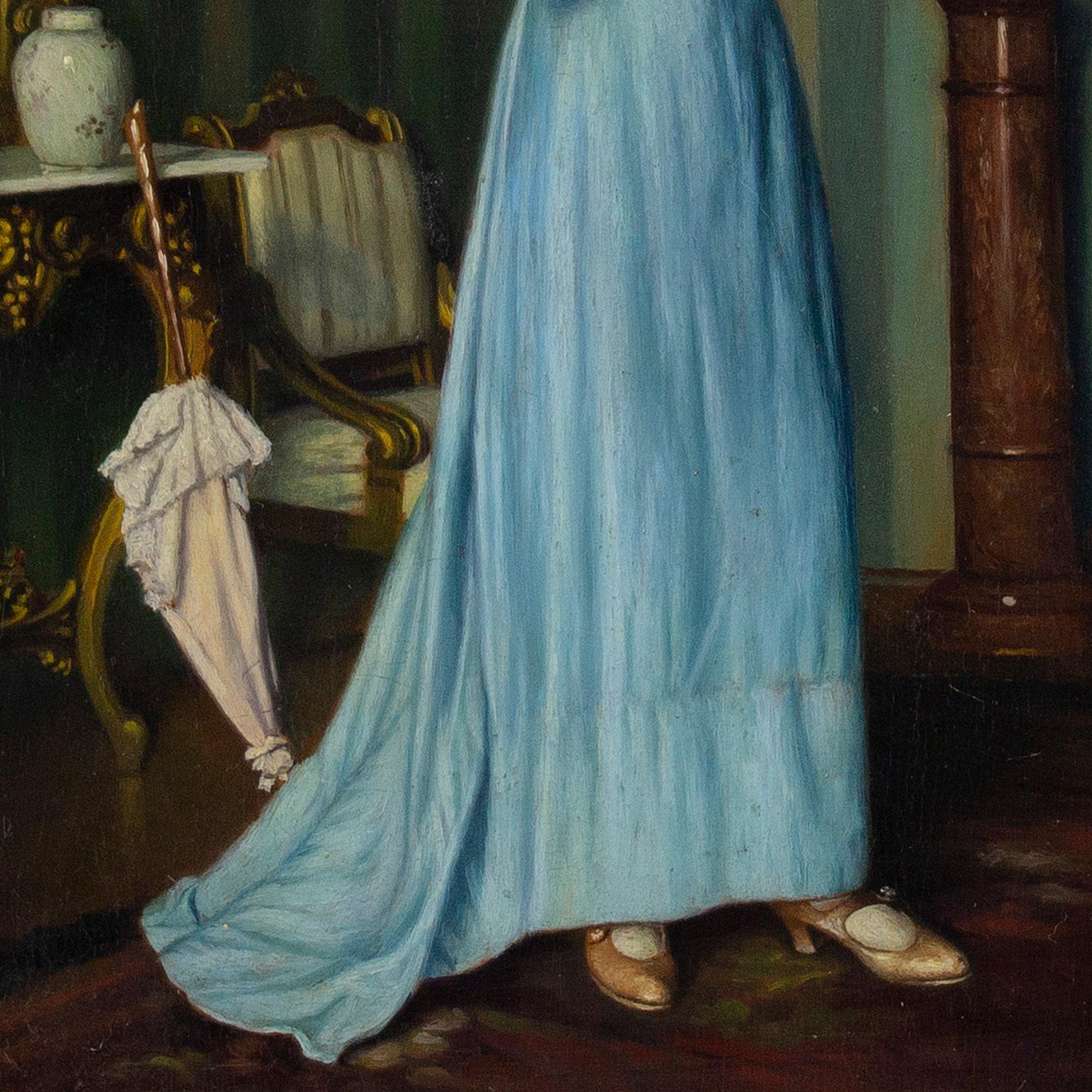 Otto Voigt, The Finishing Touches, peinture à l'huile 4