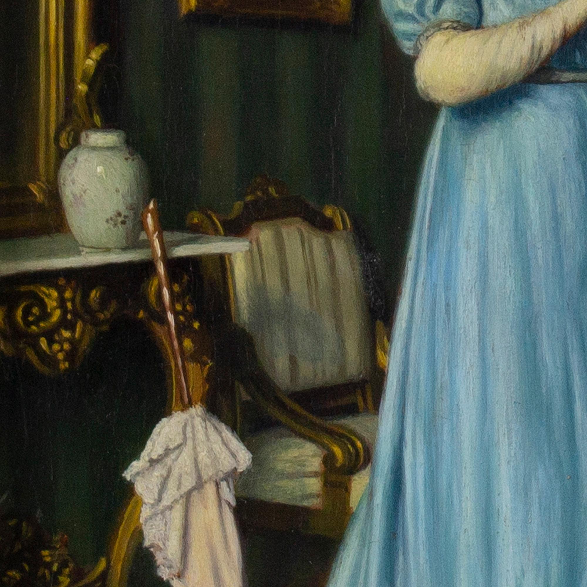 Otto Voigt, The Finishing Touches, peinture à l'huile 5