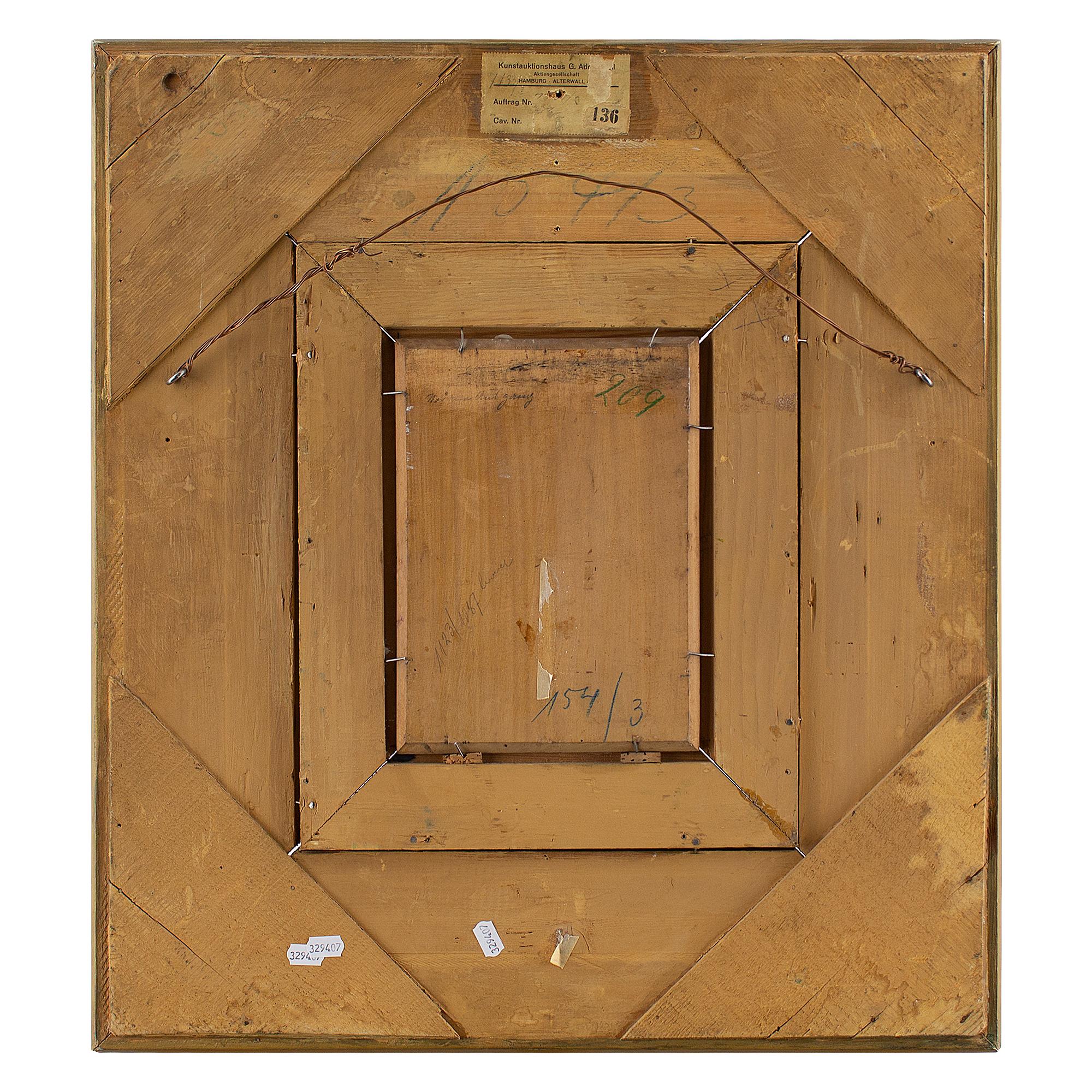 Otto Voigt, The Finishing Touches, peinture à l'huile 7