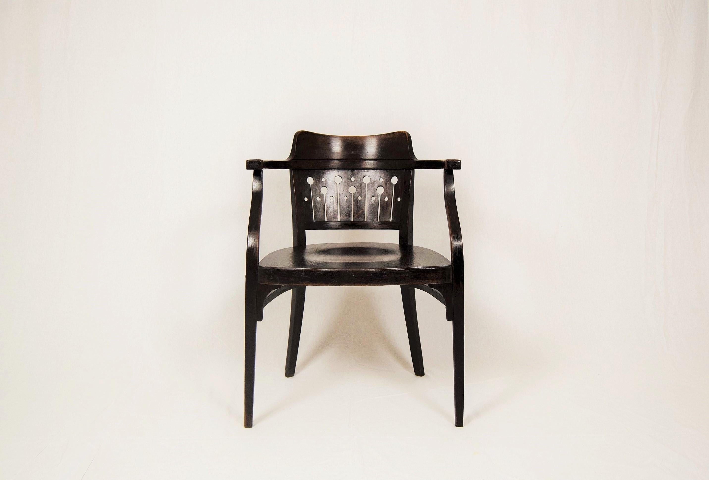 Early 20th Century Otto Wagner Armchair by Thonet, Austria, circa 1905
