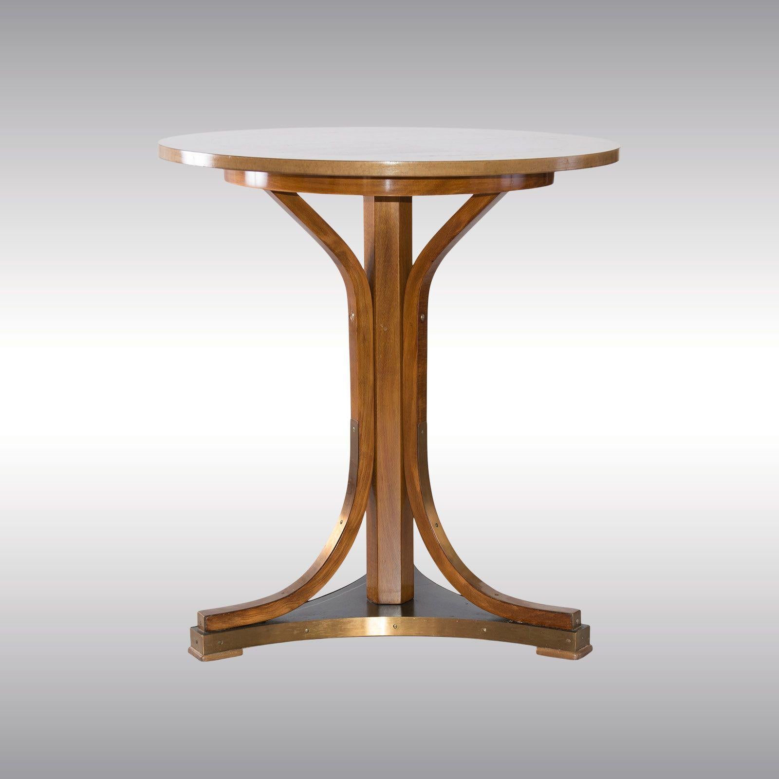 Austrian Otto Wagner Attributed, Thonet Jugendstil Coffee Table with Label For Sale