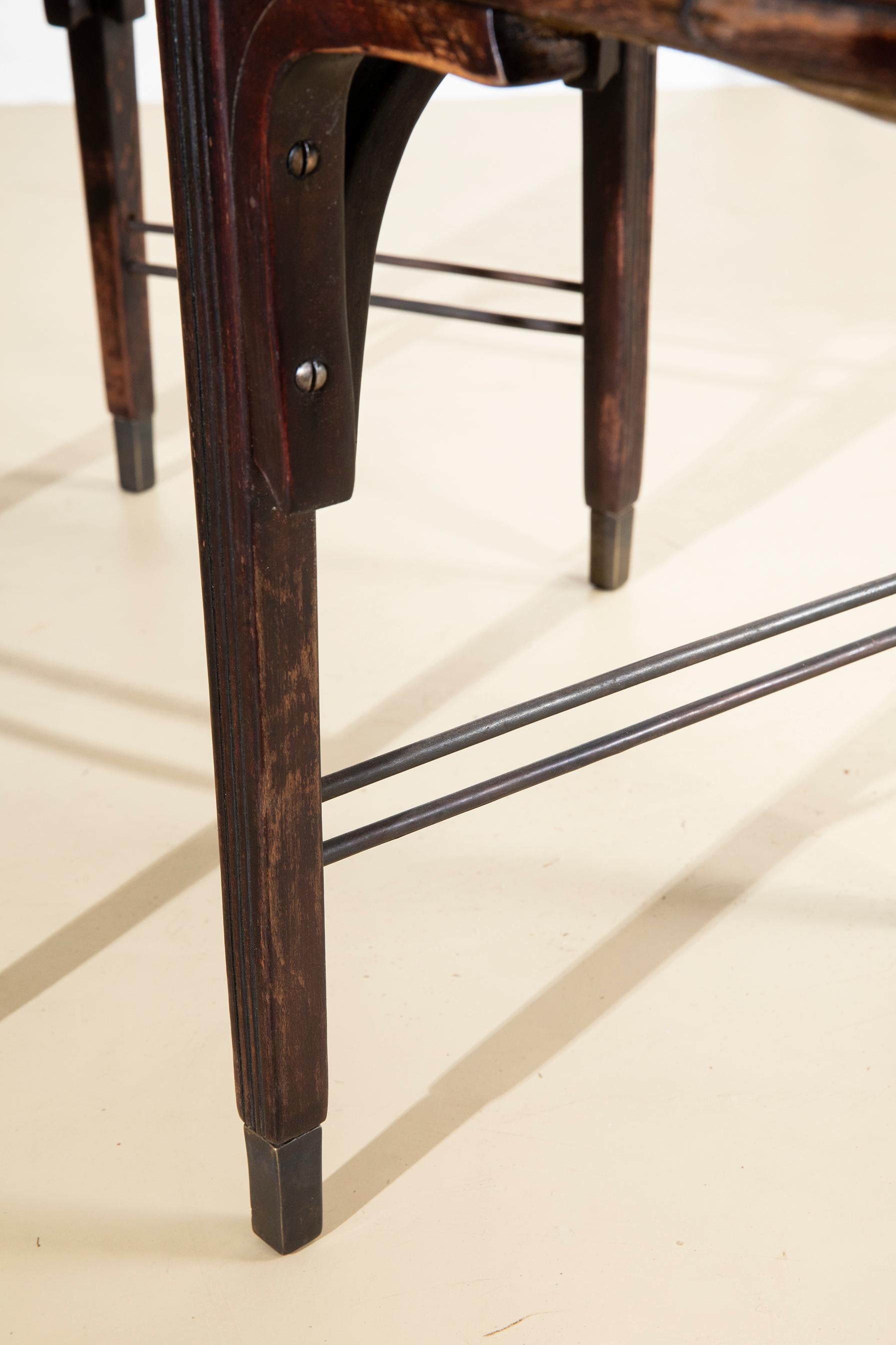 Début du 20ème siècle Otto Wagner, paire de tabourets, c. 1901