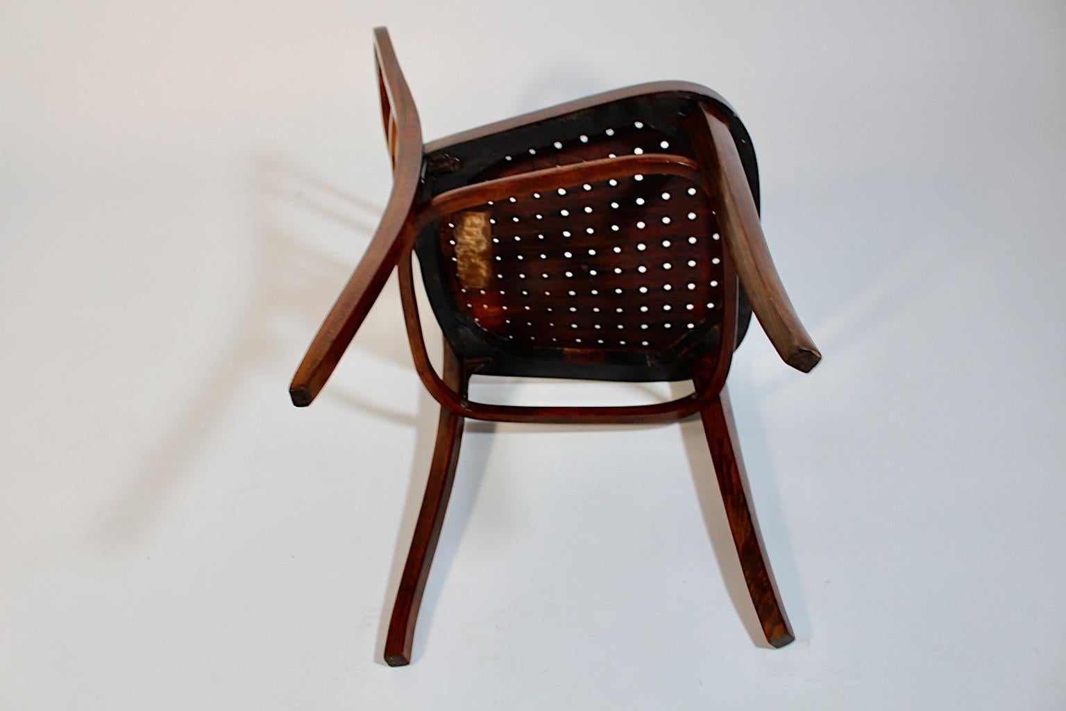 Otto Wagner Jugendstil One Chair Beech Österreichische Postsparkasse Vienna 1902 For Sale 15