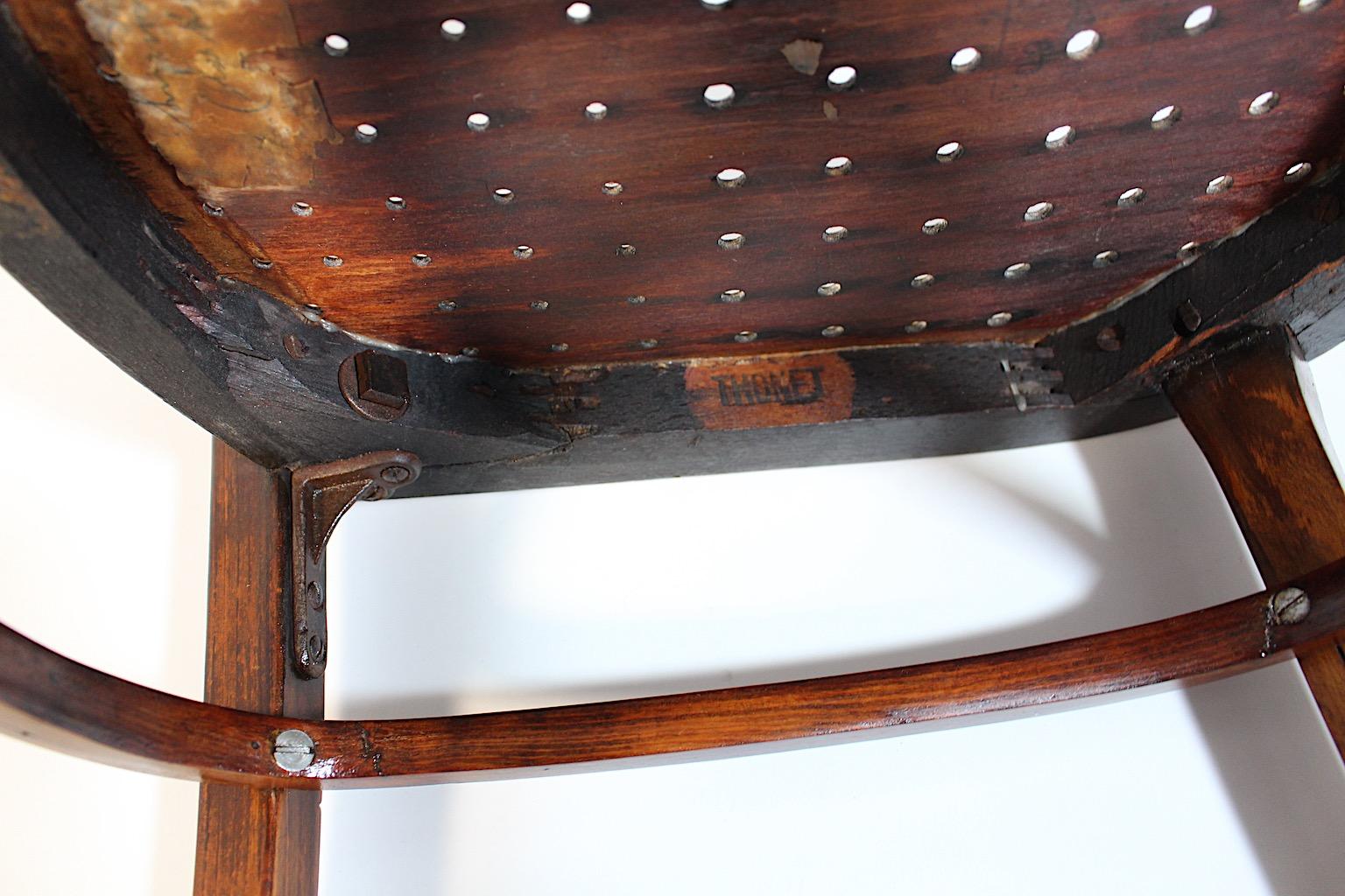Otto Wagner Jugendstil One Chair Beech Österreichische Postsparkasse Vienna 1902 For Sale 2