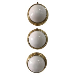 Appliques ou plafonniers Otto Wagner de style Jugendstil " Tramway viennois " , 3 disponibles