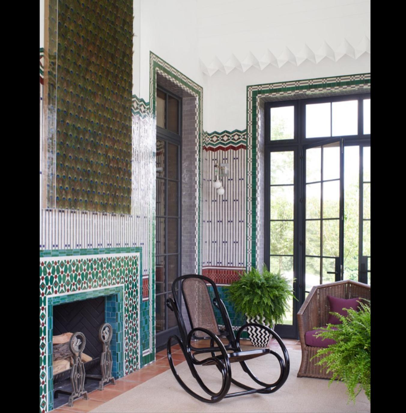 Fatto a mano Otto Wagner & Koloman Moser Applique per 