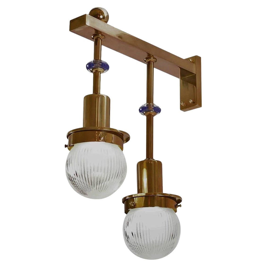 Otto Wagner & Koloman Moser Wall Light pour "Steinhofchurch", Réédition