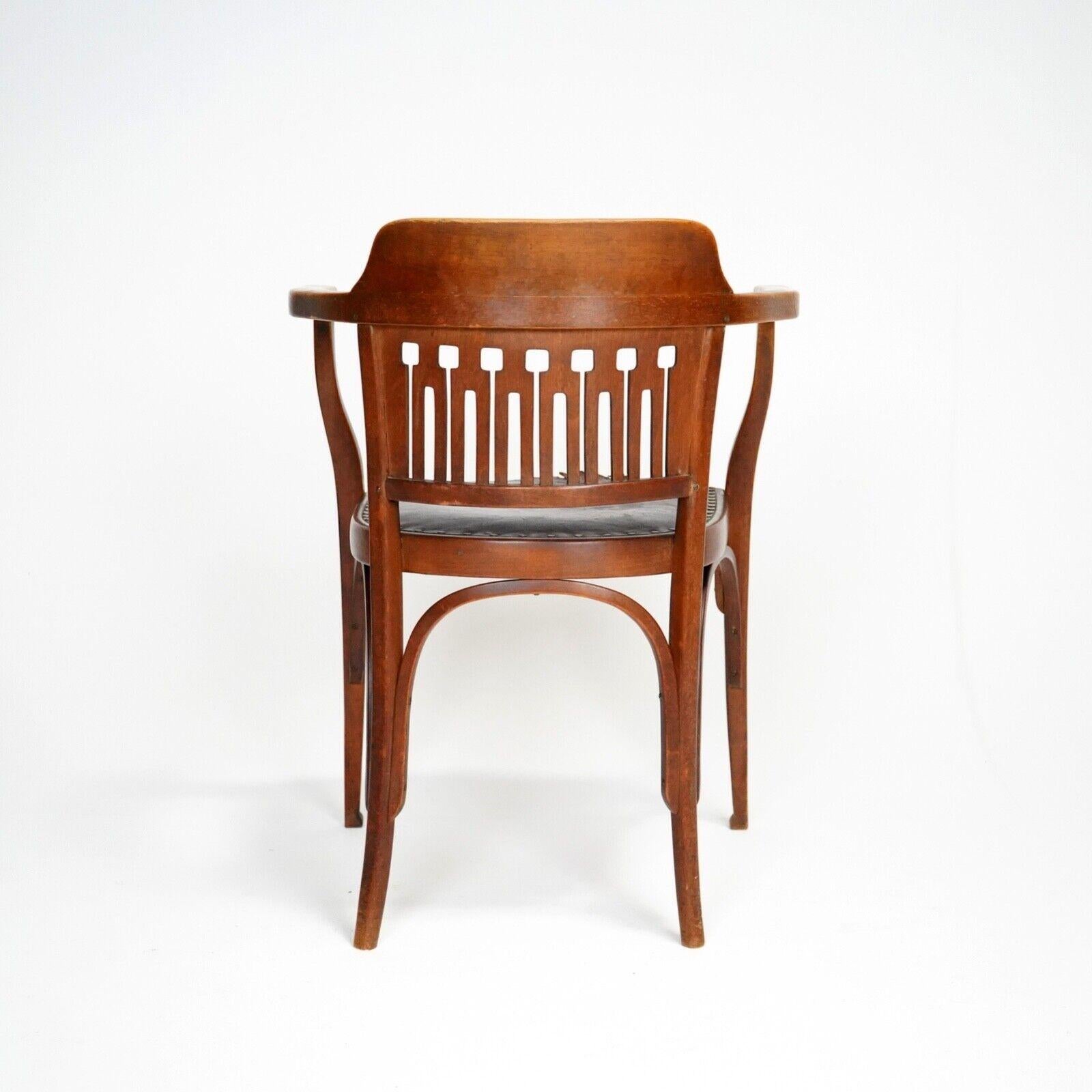 Austrian Otto Wagner No 714 Chair Produced by Josef & Jacob Kohn For Sale