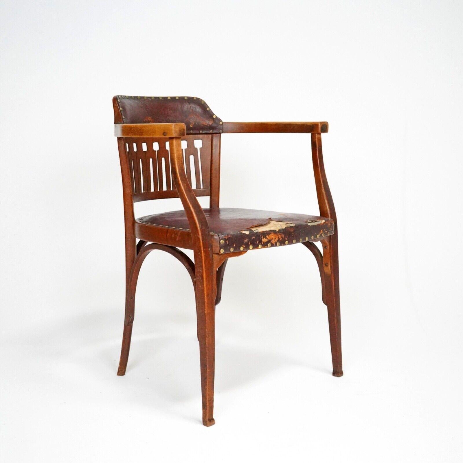20th Century Otto Wagner No 714 Chair Produced by Josef & Jacob Kohn For Sale